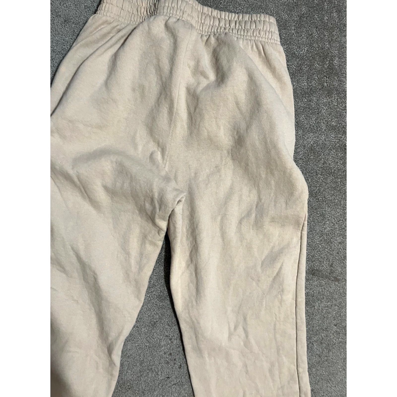 Champion Champion Sweatpants Men’s M Authentic Logo Pocket Beige Cotton Solid Relaxed Pockets Straight Casual Sports Modern 2010-2019 Size US 31 - 3 Thumbnail