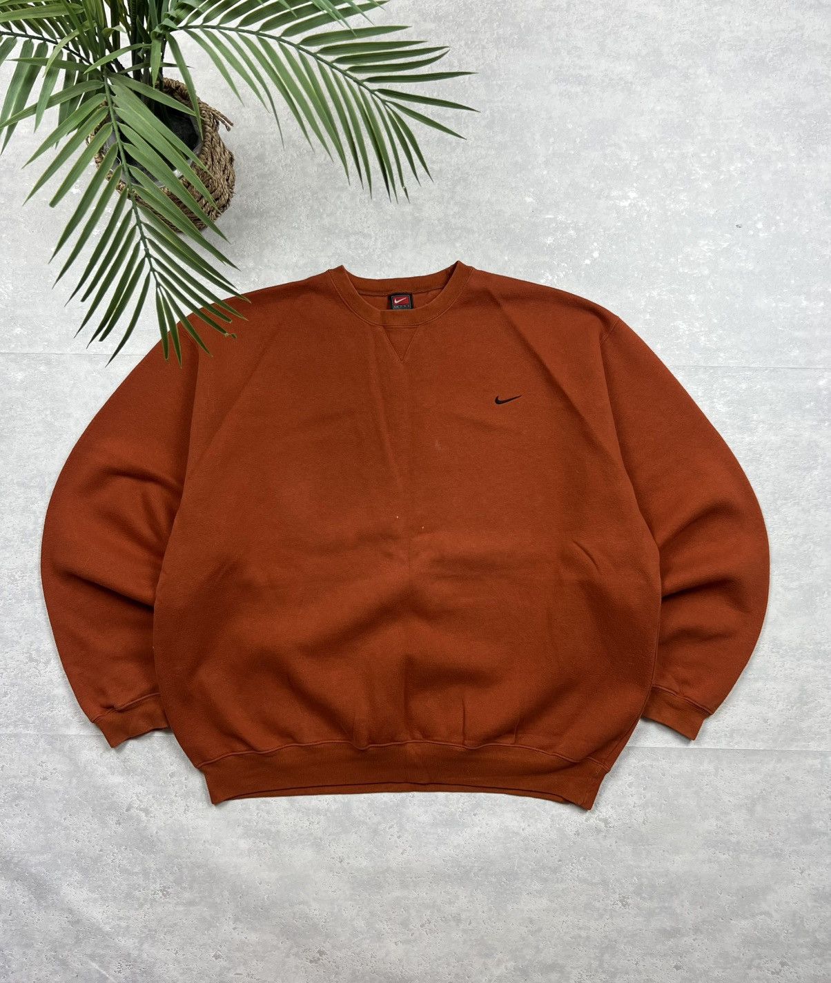 Nike 90s Nike Swoosh Vintage Y2K Oversized Blank Retro Sweatshirt Size US XL / EU 56 / 4 - 1 Thumbnail