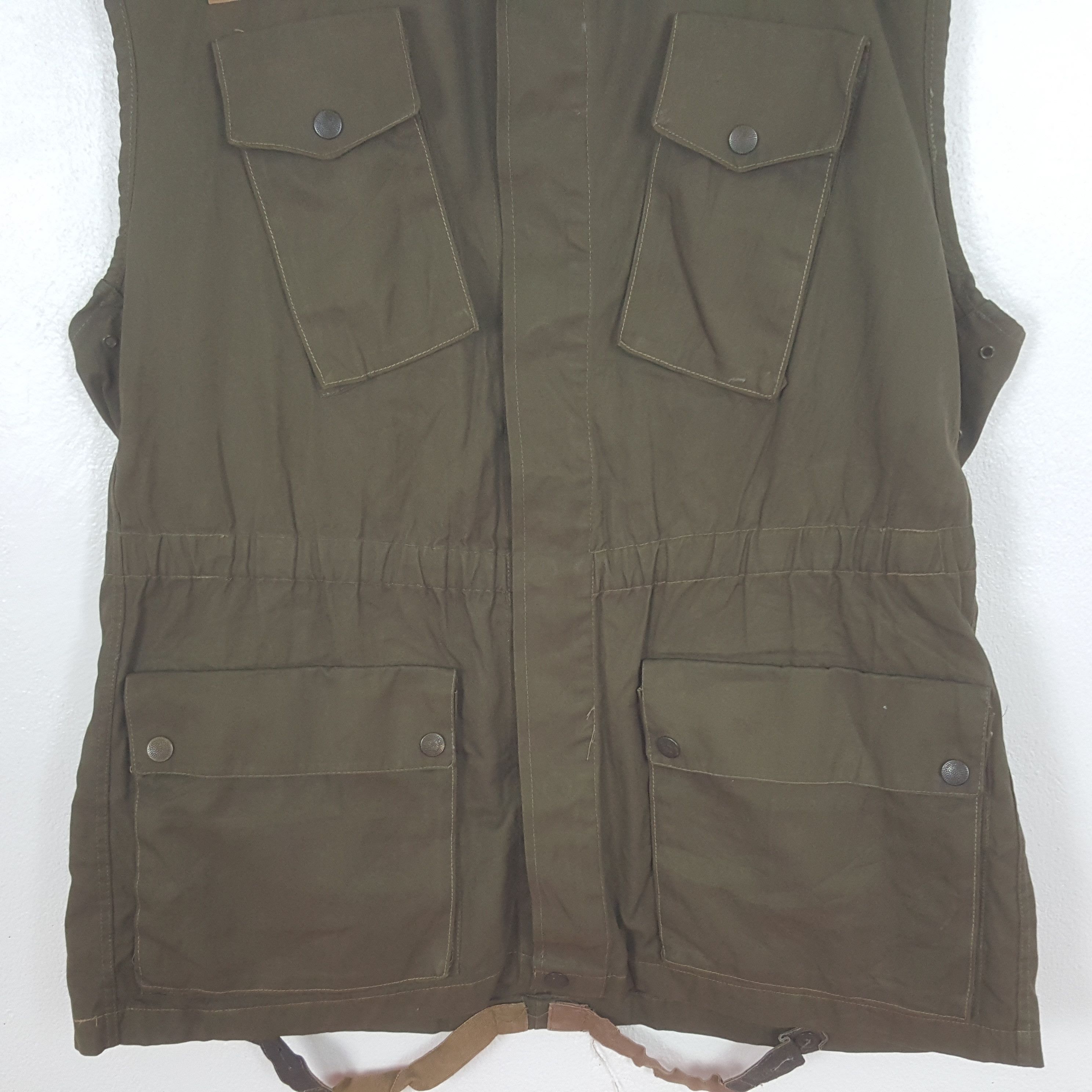 Vintage Vintage Italian Army Vest Jacket C317N3 Size US M / EU 48-50 / 2 - 2 Thumbnail
