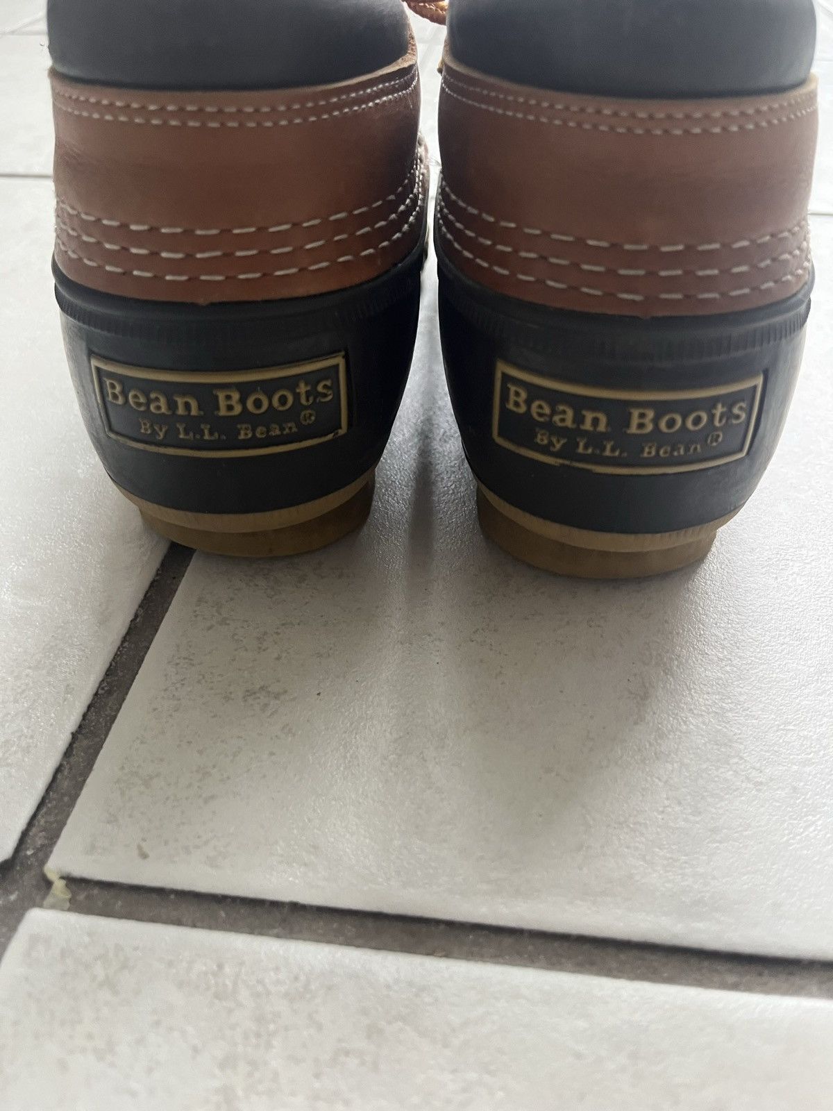 L.L. Bean 90s LL Bean Women’s Leather Gumshoes Low Ankle Duck Boots Size S / US 4 / IT 40 - 4 Thumbnail