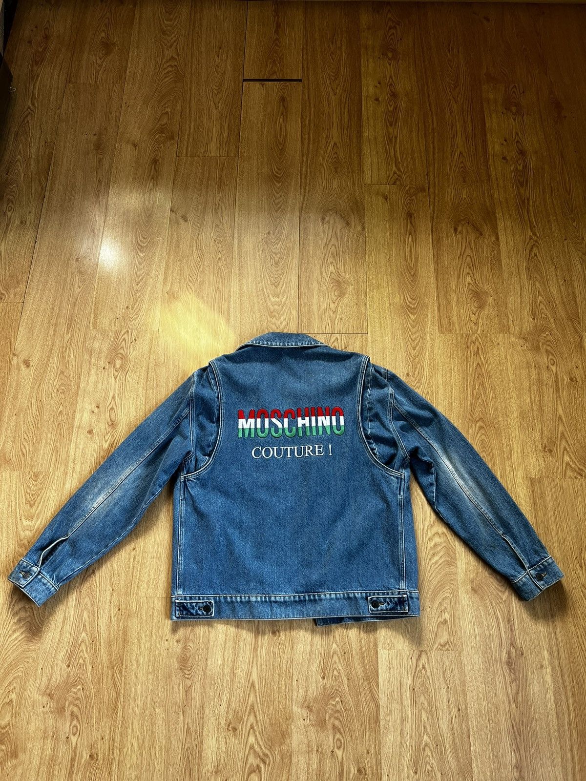 Moschino Moschino Denim Jacket Size US M / EU 48-50 / 2 - 7 Thumbnail
