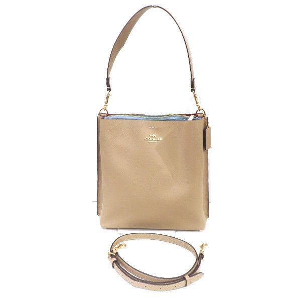 Coach Coach Molly Bucket Shoulder Bag Leather Shoulder Bag Ca214 in Brown, Women's