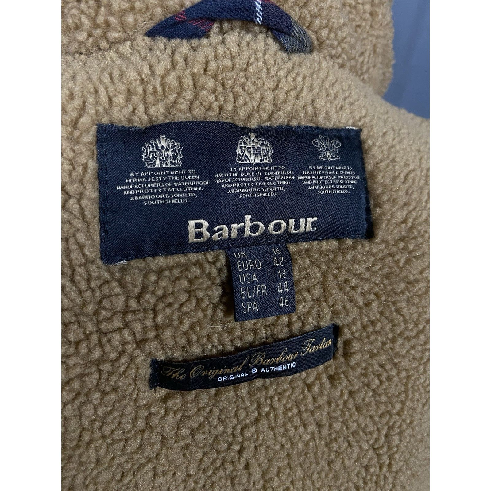 Barbour Barbour Winter Force Women's Brown Insulated Waxed Parka Jac Size XL / US 12-14 / IT 48-50 - 12 Thumbnail