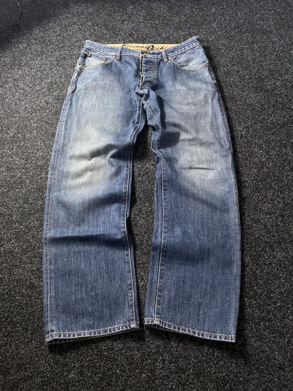 20471120 × Japanese Brand × Vintage 🔥Japanese Etienne Ozeki Baggy Punk Gothic Opium Jeans Rare Size US 36 / EU 52 - 2 Thumbnail