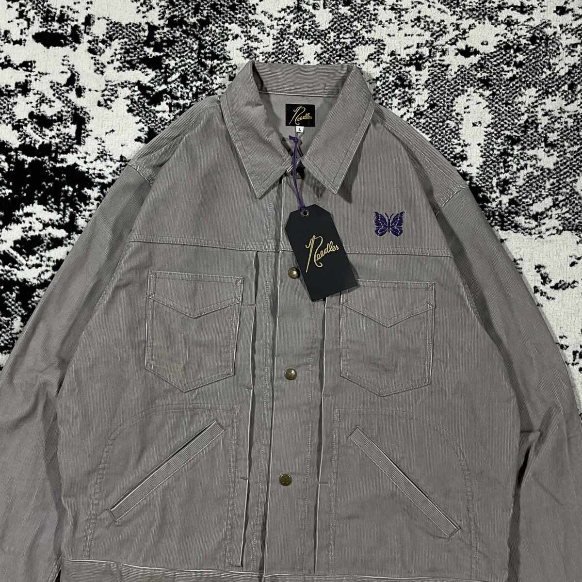 Japanese Brand NEEDLES PENNY JEAN JACKET - C/PE 14W CORDUROY Size US L / EU 52-54 / 3 - 2 Thumbnail