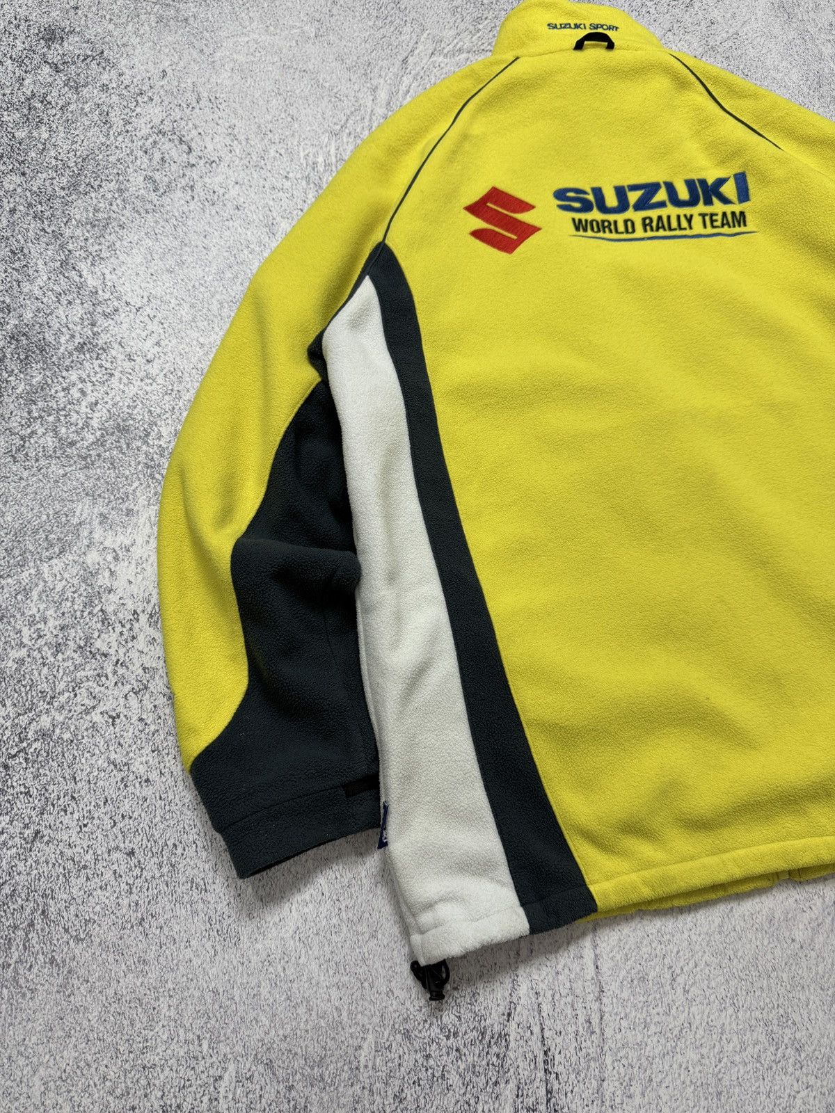 Japanese Brand VTG SUZUKI SPORT WORLD RALLY TEAM FLEECE JACKET Size US XL / EU 56 / 4 - 13 Thumbnail