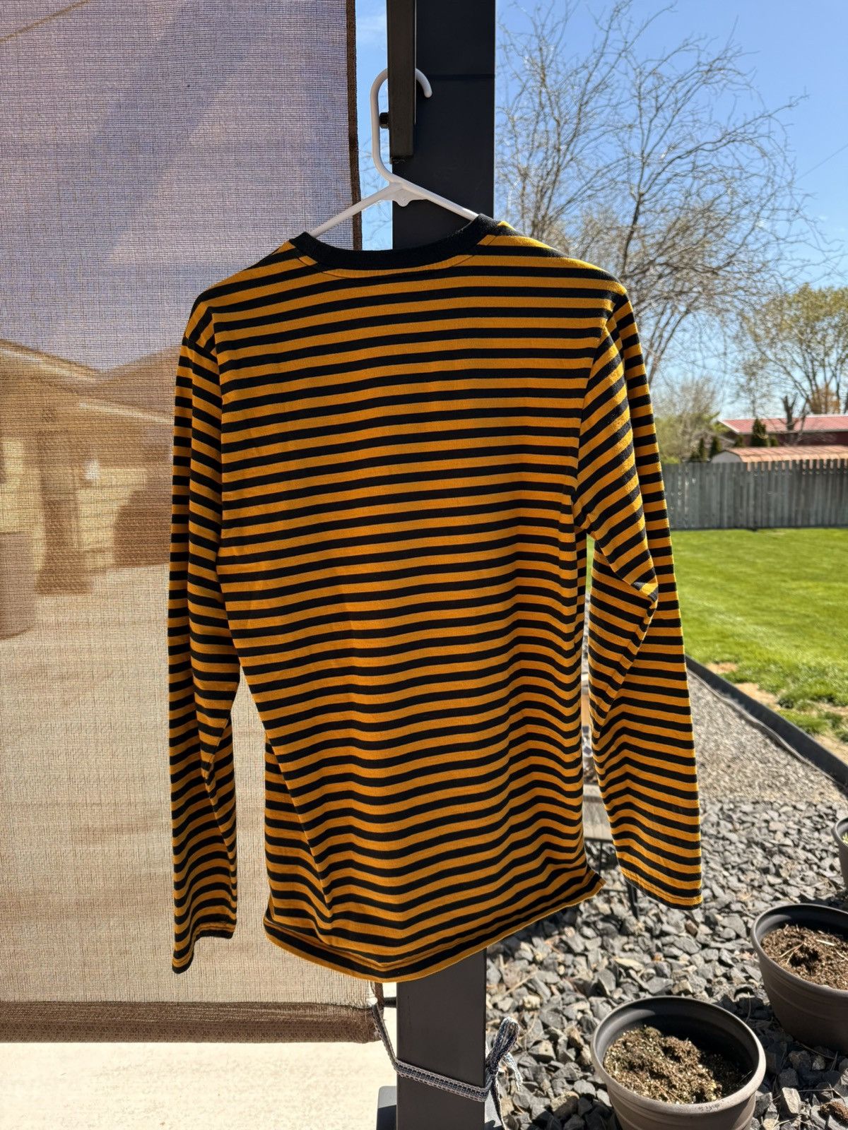 Huf × Vintage HUF Black & Yellow Striped Long Sleeve Size US M / EU 48-50 / 2 - 5 Thumbnail