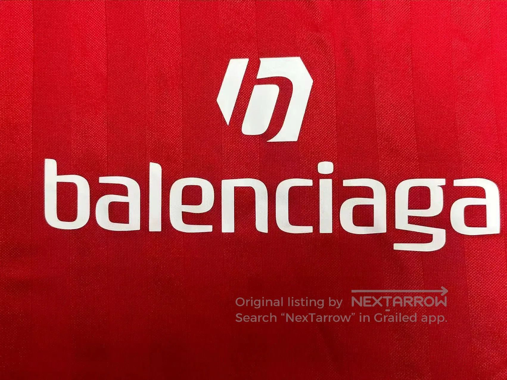 Balenciaga Balenciaga Printed Stripe Crewneck Jersey Short Sleeve. Size US XL / EU 56 / 4 - 3 Thumbnail
