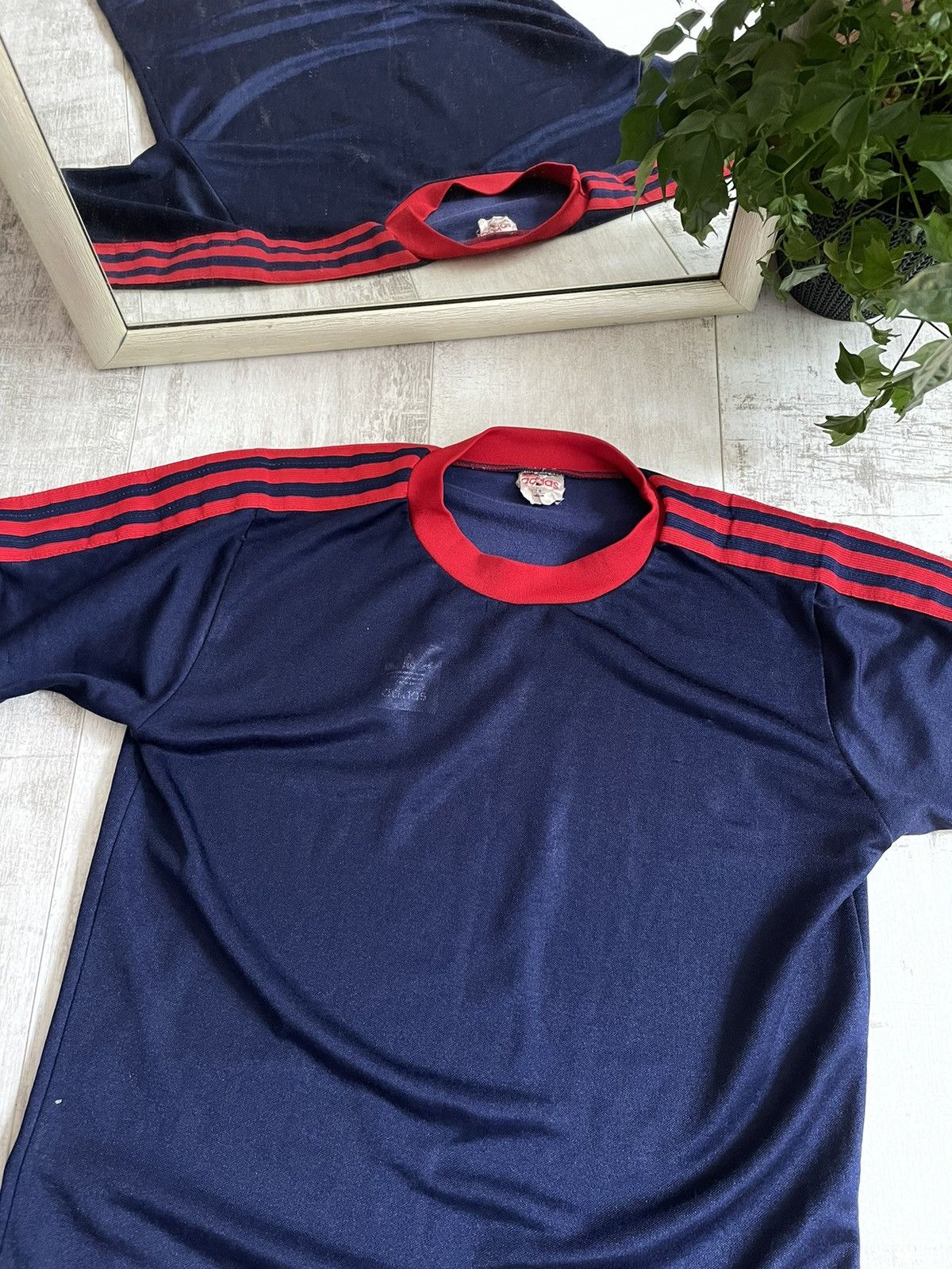 Adidas Vintage Adidas 80’s Made In Germany T-Shirt Size US M / EU 48-50 / 2 - 2 Thumbnail
