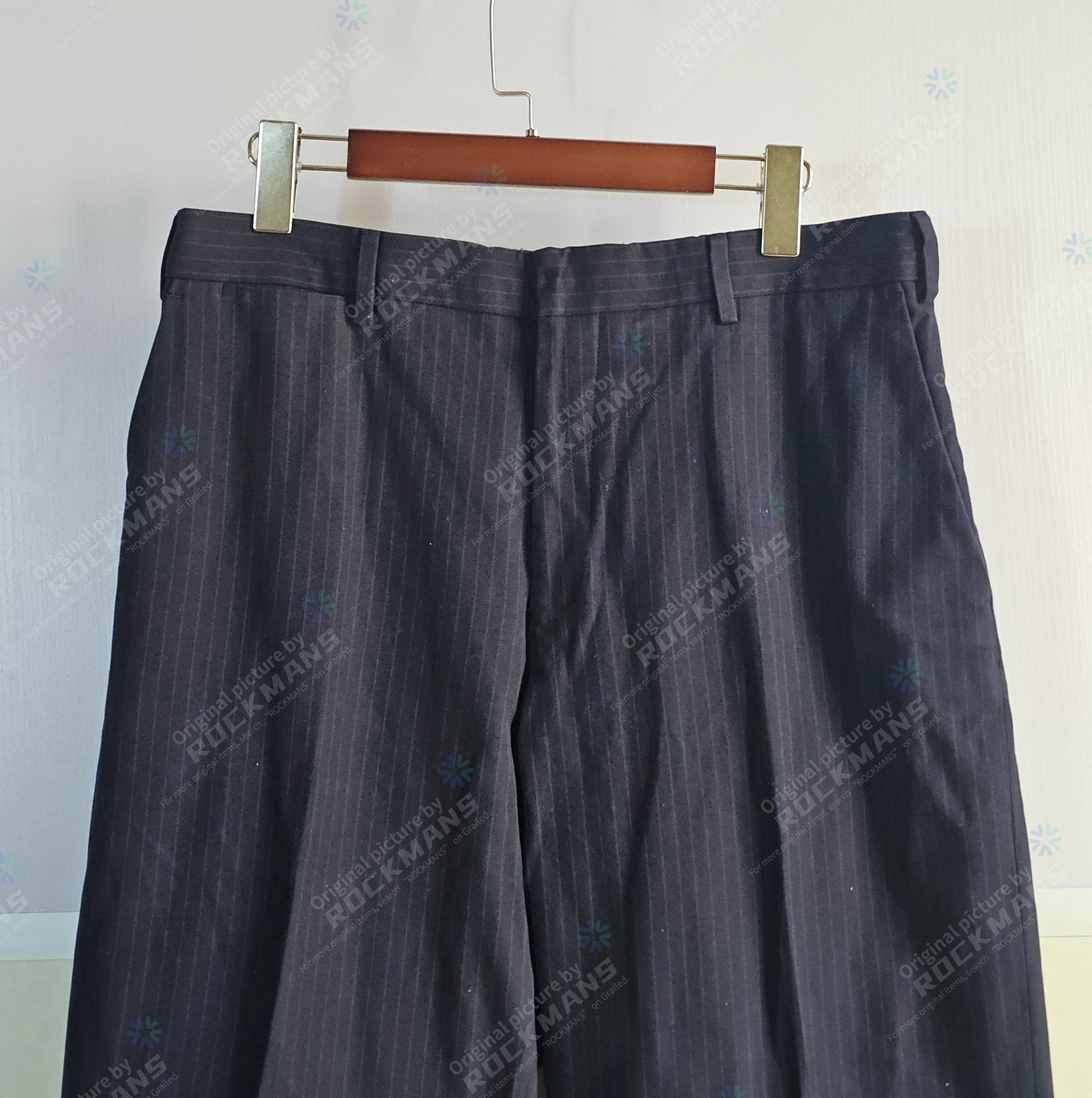 Dries Van Noten DRIES VAN NOTEN Vertical-Striped Casual Pants, Size 50 Size US 34 / EU 50 - 2 Thumbnail