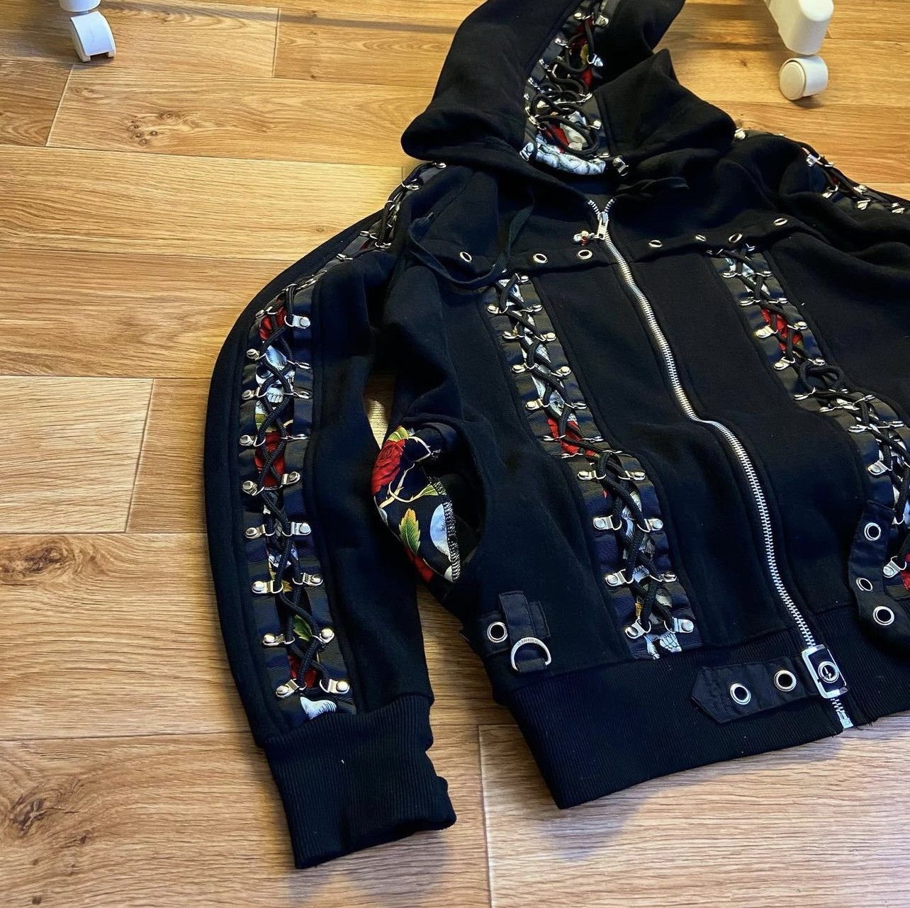 Affliction Vintage Cyber Y2K Opium Zip Hoodie Affliction Style Gothic Size US M / EU 48-50 / 2 - 4 Thumbnail