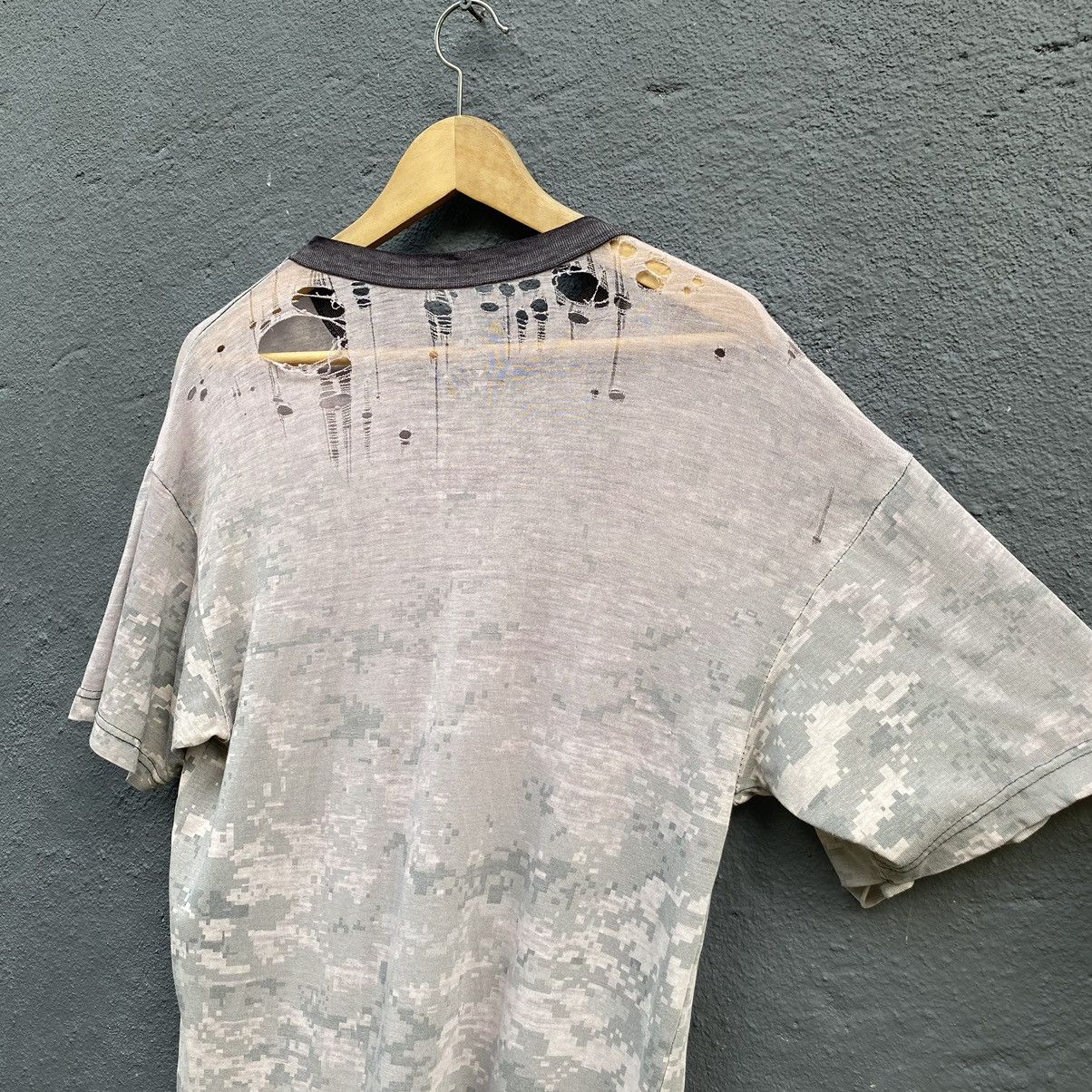 Vintage Thrashed Distressed Vintage Army Digital Camo ERD GRUNGE TEE Size US L / EU 52-54 / 3 - 5 Thumbnail