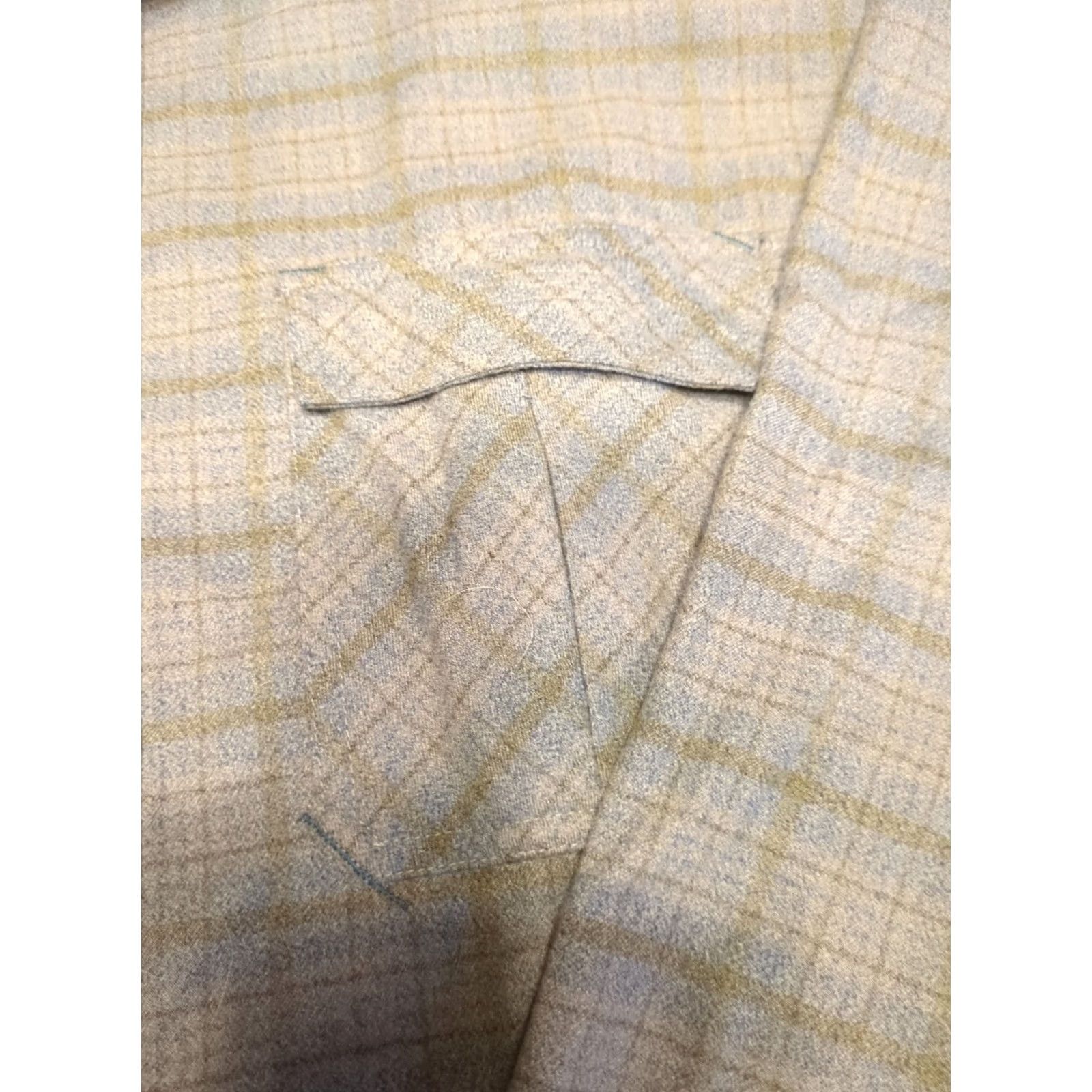 Vintage VINTAGE Cabela’s Nylon Polyester Button Up Performance Shirt Long Sleeve Plaid XL Mens Blue Size US XL / EU 56 / 4 - 4 Thumbnail
