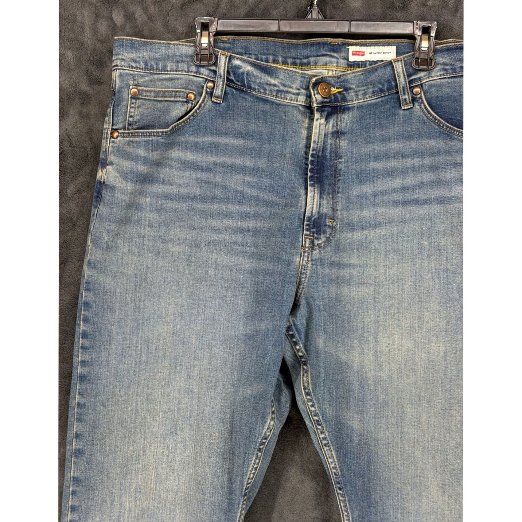 Wrangler Wrangler Five Star Premium Jeans Bootcut Mens Relaxed 40x30 Blue Denim Stretch Five Pocket Cowboy Modern Comfort尺 Size US 40 / EU 56 - 3 Thumbnail