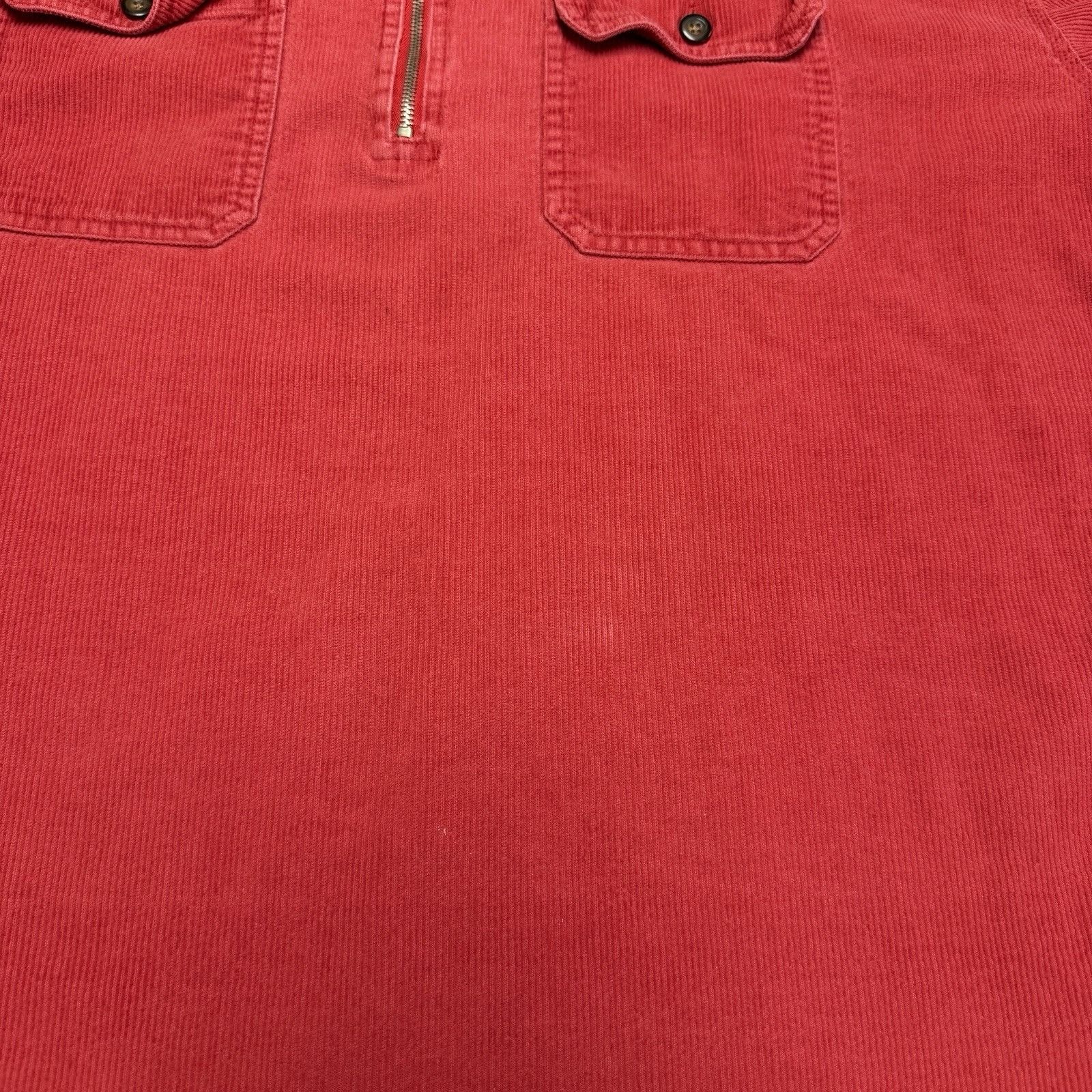 Structure × Vintage Vintage Structure Corduroy Anorak Jacket Adult Large Red Col Size US L / EU 52-54 / 3 - 6 Thumbnail