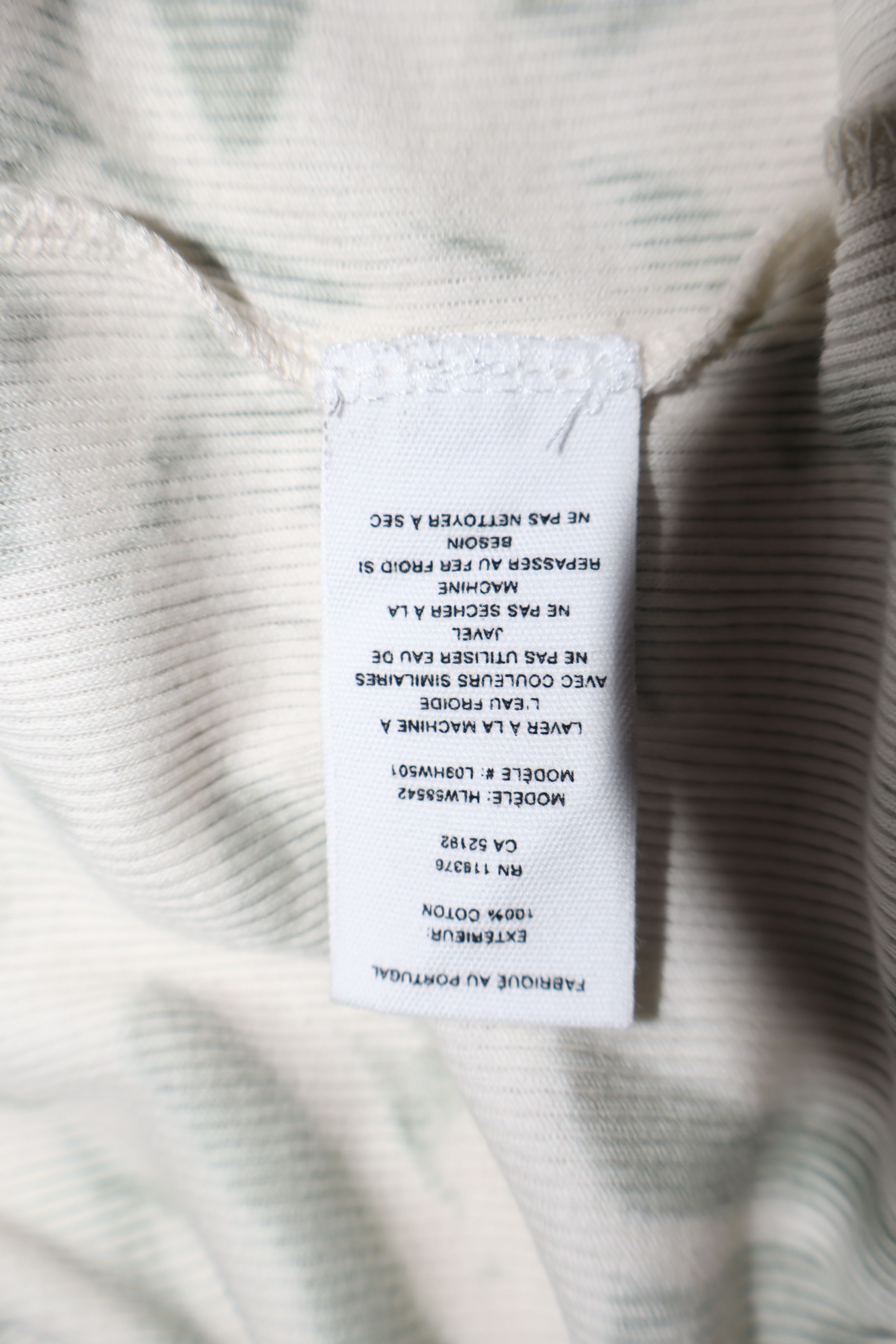 Helmut Lang HL Petit logo embroidered rib t-shirt Size M / US 6-8 / IT 42-44 - 11 Thumbnail