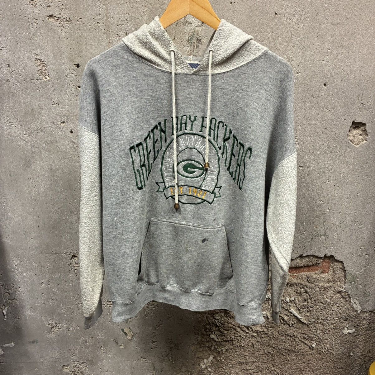 Lee Lee Sport Vintage 90s Green Bay Packers Gray Hoodie Y2K Size US L / EU 52-54 / 3 - 1 Thumbnail
