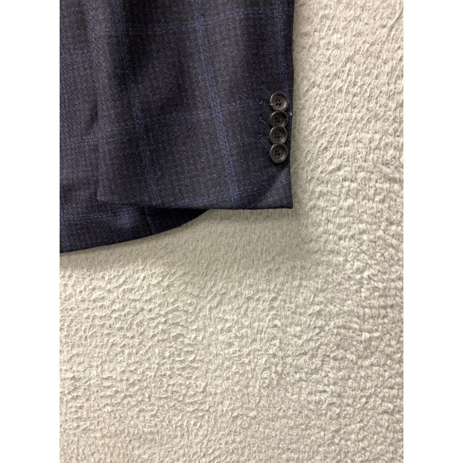 Ermenegildo Zegna Z Zegna Blazer Wool Dark Plum Double Vent Notch Lapel Men 41 Chest 52 L Size Big & Tall Regular Size 52R - 5 Thumbnail