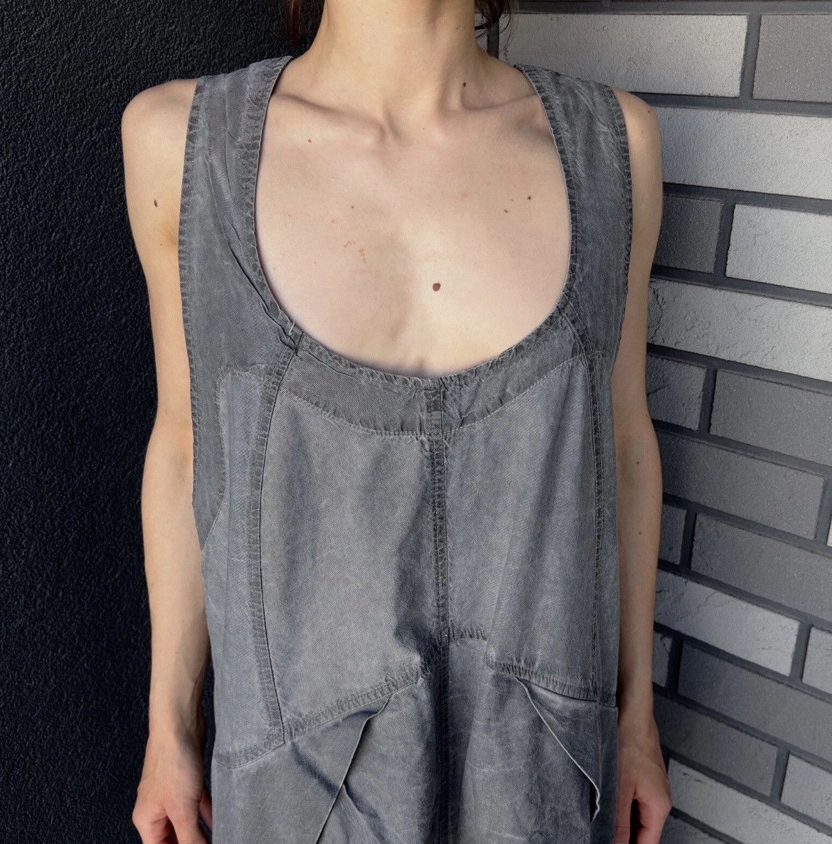 Designer × Vintage Kekoo Cotton Parachute Dress Pocket Plus Size Avant Garde Size XXL / US 16-18 / IT 52-54 - 5 Thumbnail