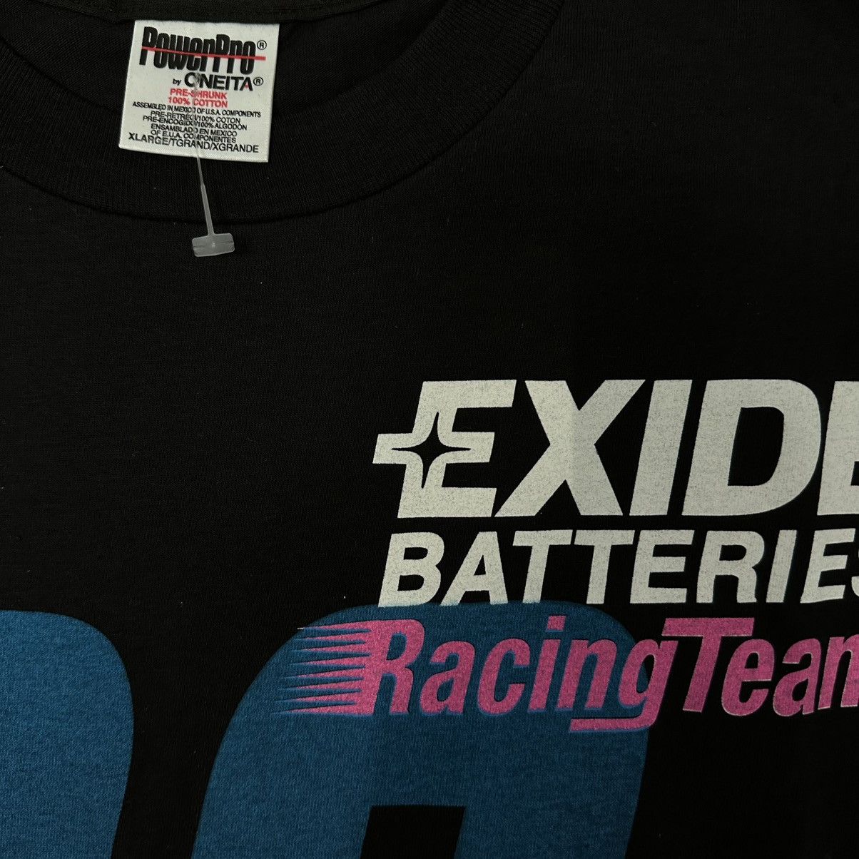 NASCAR Crazy vintage 90s Jeff Burton wrap around nascar t-shirt Size US XL / EU 56 / 4 - 3 Thumbnail