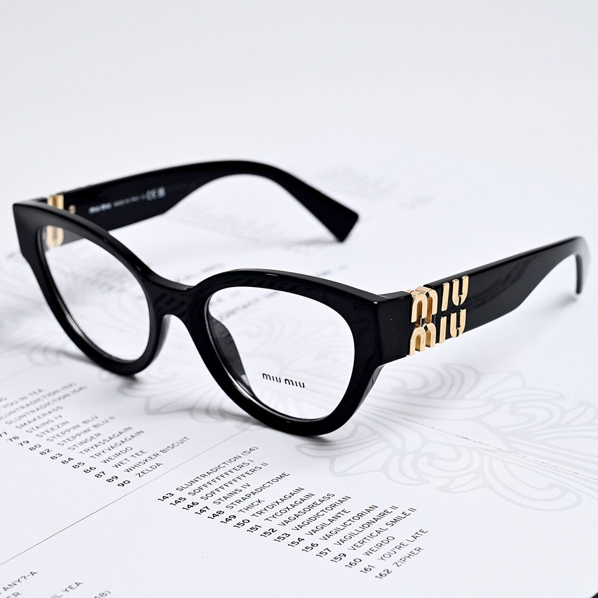 Miu Miu MIU MIU 0MU 01VV GLASSES Size ONE SIZE - 2 Thumbnail