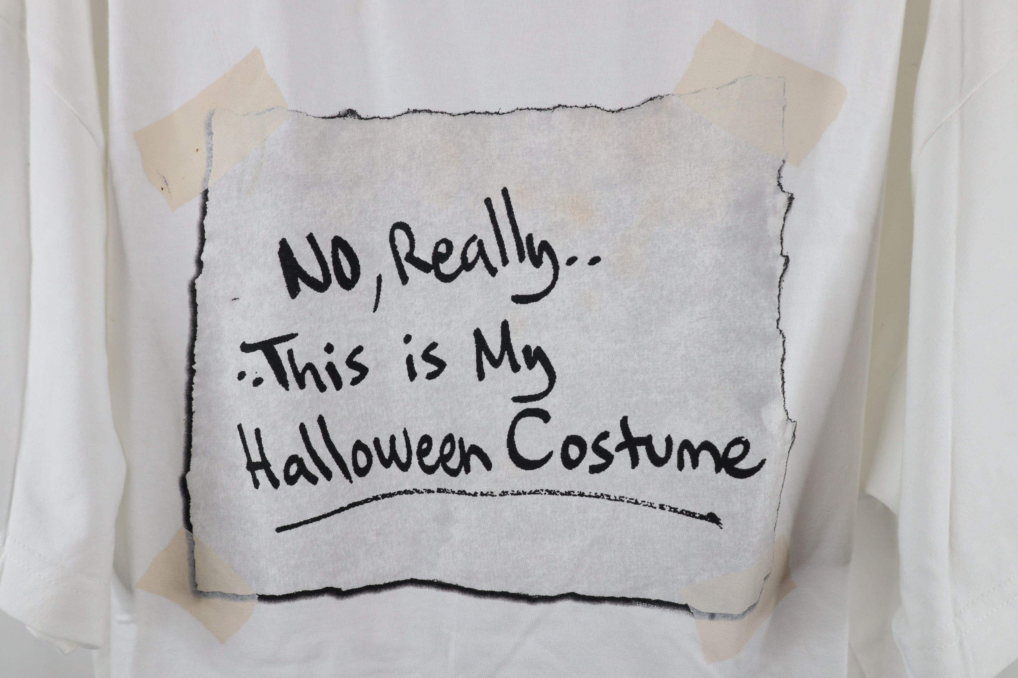 Vintage Deadstock Vintage Streetwear Is My Halloween Costume T-Shirt Size US XL / EU 56 / 4 - 4 Thumbnail