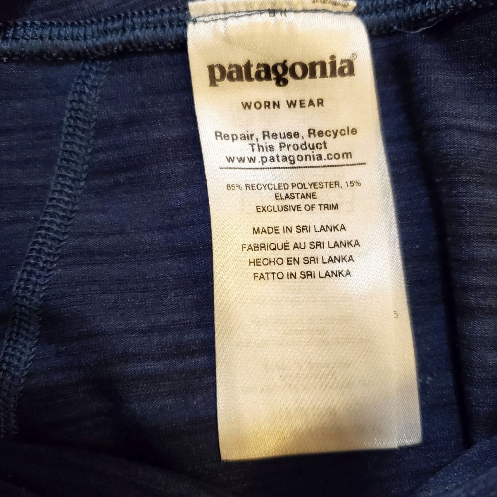Patagonia Patagonia Leggings Womens Med Blue Pull On Running Pant Size 32" / US 10 / IT 46 - 7 Thumbnail