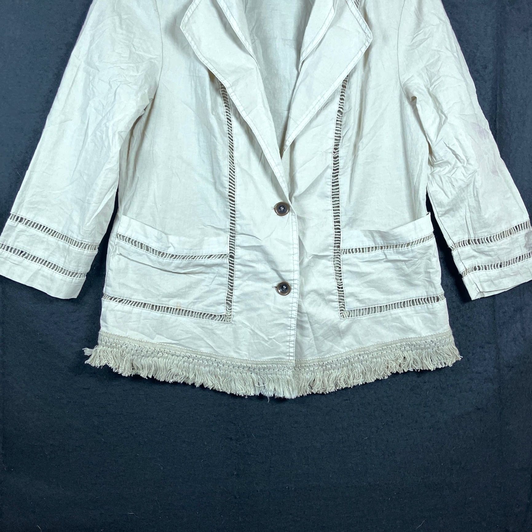 Vintage VINTAGE Zenergy by Chico's Blazer Shirt? Size S / US 4 / IT 40 - 3 Thumbnail