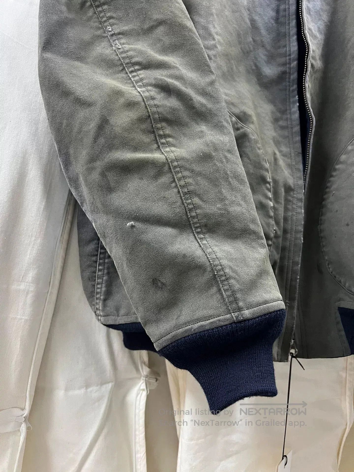 A.PRESSE Vintage WW2 US NAVY Blue Deck Jacket. Size US M / EU 48-50 / 2 - 4 Thumbnail