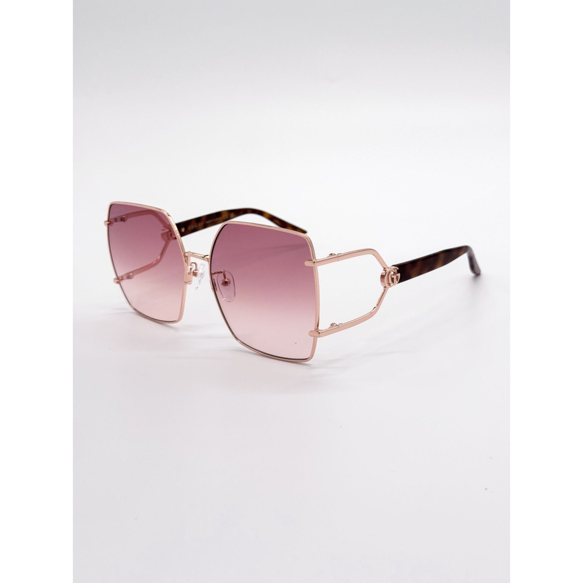 Gucci NEW GUCCI SUNGLASSES GG1564SA 004 GOLD/PINK OVERSIZED WOMEN Size ONE SIZE - 9 Thumbnail