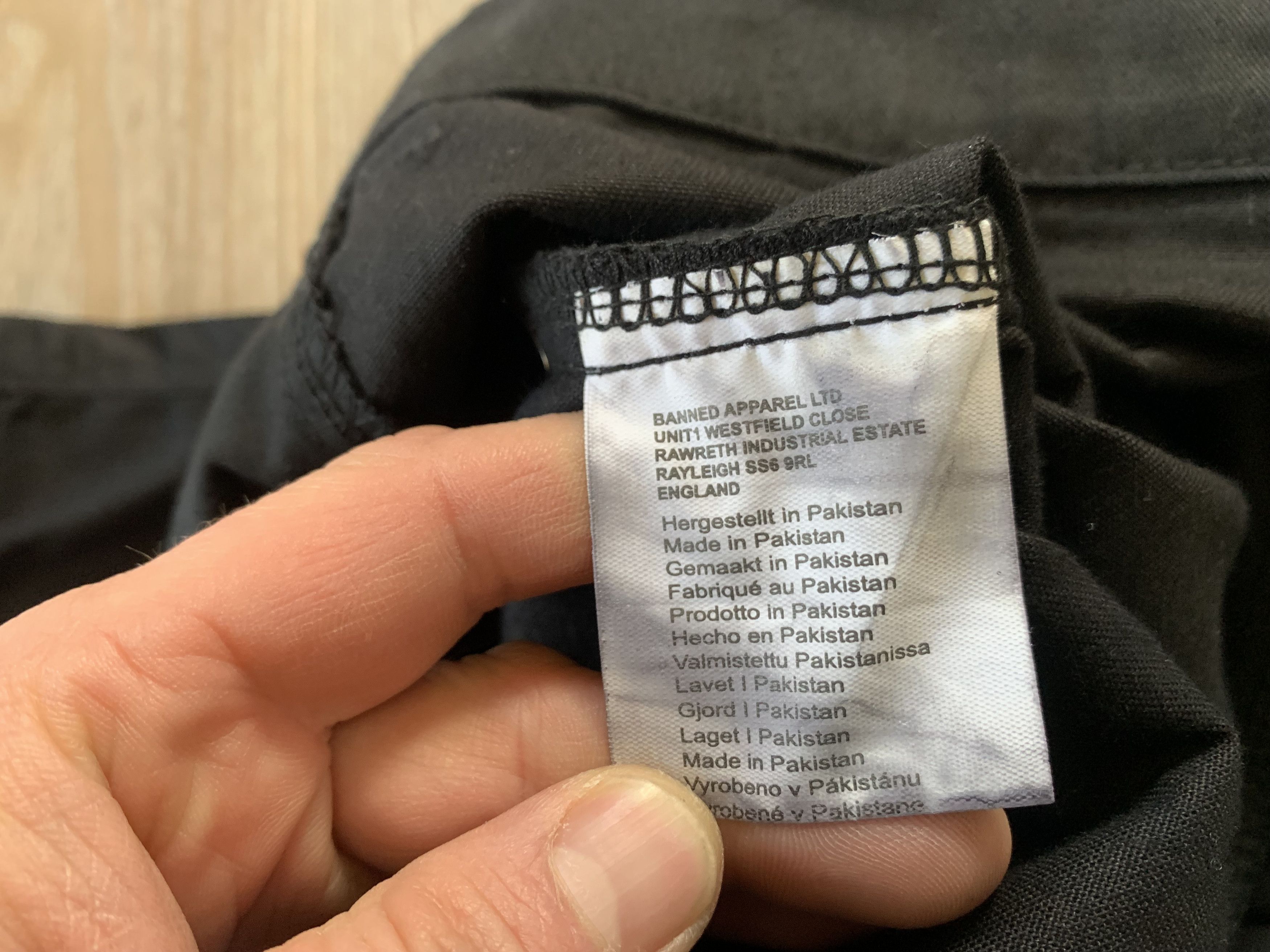 Denime Banned Alternative Black Multi Zip Denime Shorts Size 33" - 9 Thumbnail