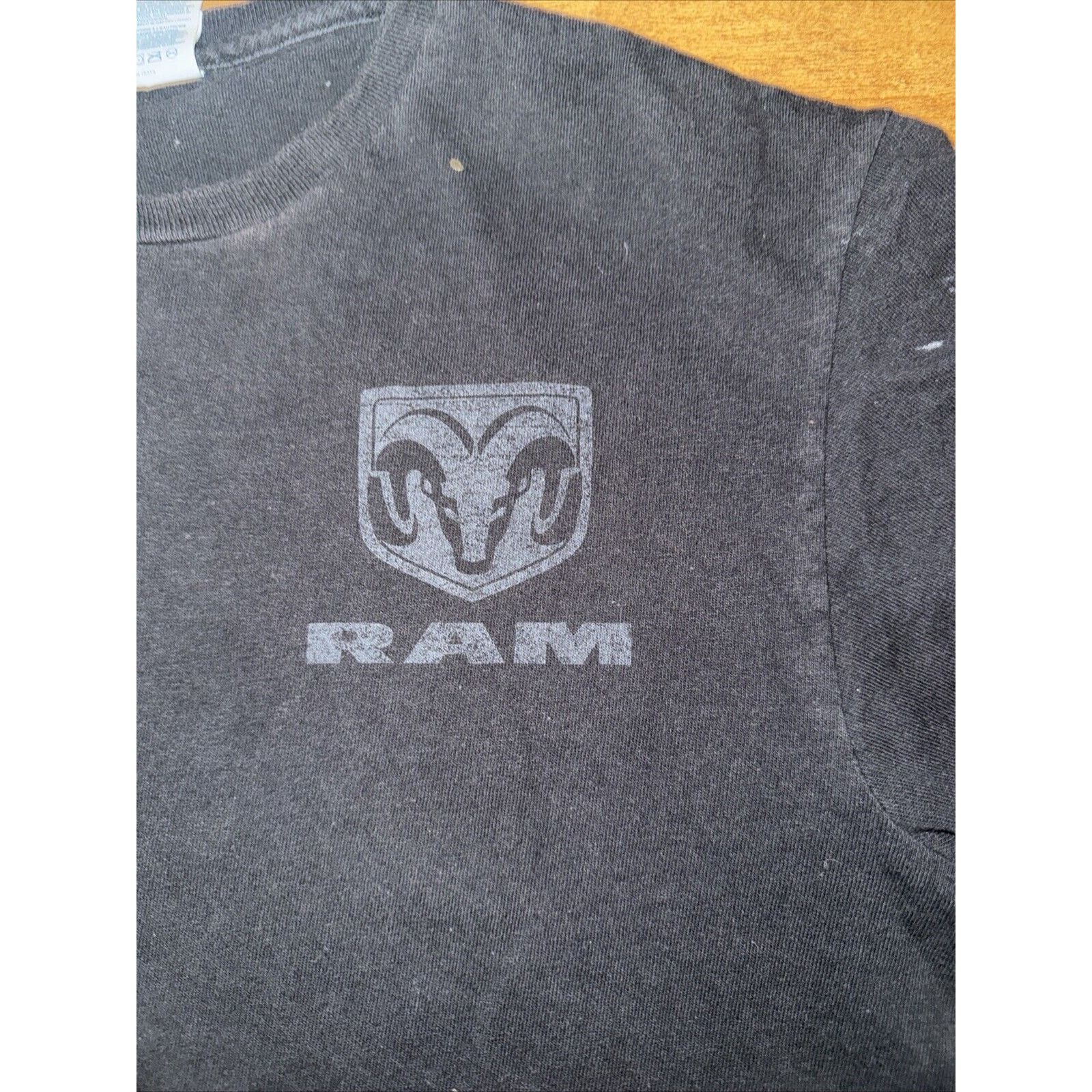 Chevrolet × Ford × Vintage Ram Trucks Camo Graphic T-Shirt Black Medium 18x23 Y2K Cars Size US M / EU 48-50 / 2 - 4 Thumbnail