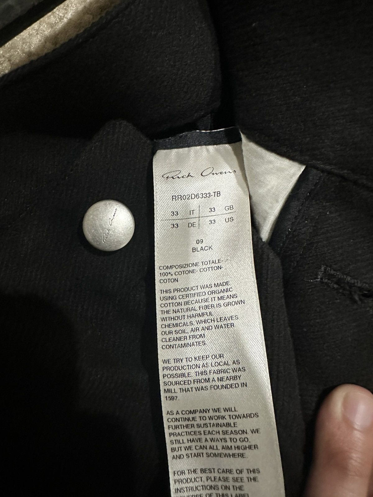 Rick Owens Porterville Geth Jeans