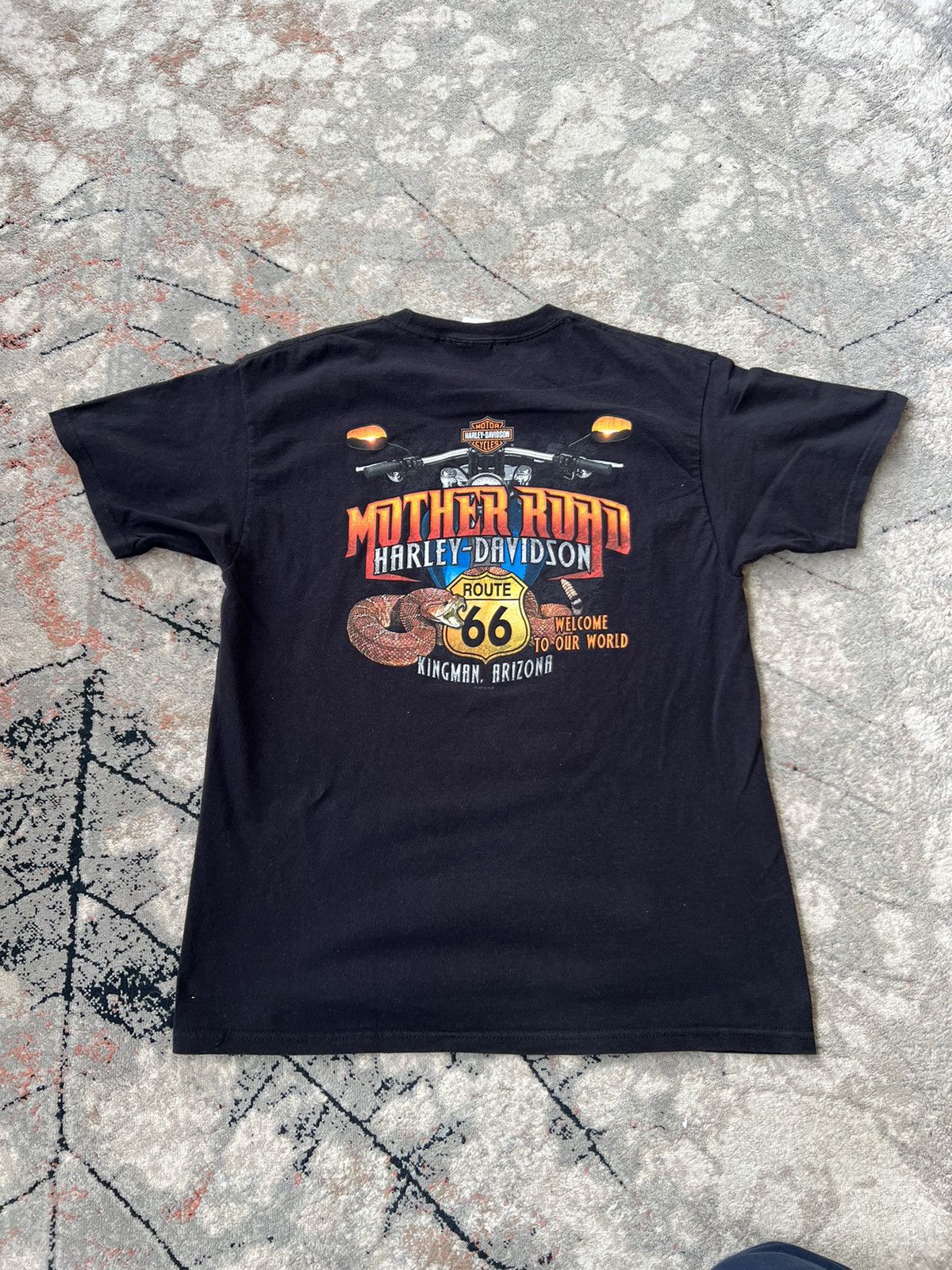 Harley Davidson × Vintage Harley-Davidson Mother Road Kingman Arizona Tee Size US L / EU 52-54 / 3 - 1 Thumbnail