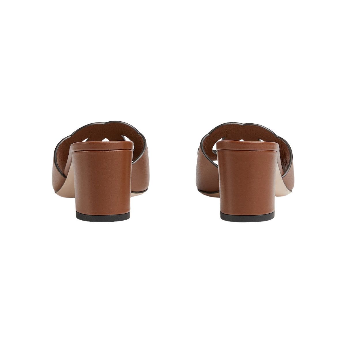 Gucci GUCCI Interlocking Brown Slide Sandals New & Authentic (Wome Size US 6 / IT 36 - 3 Thumbnail