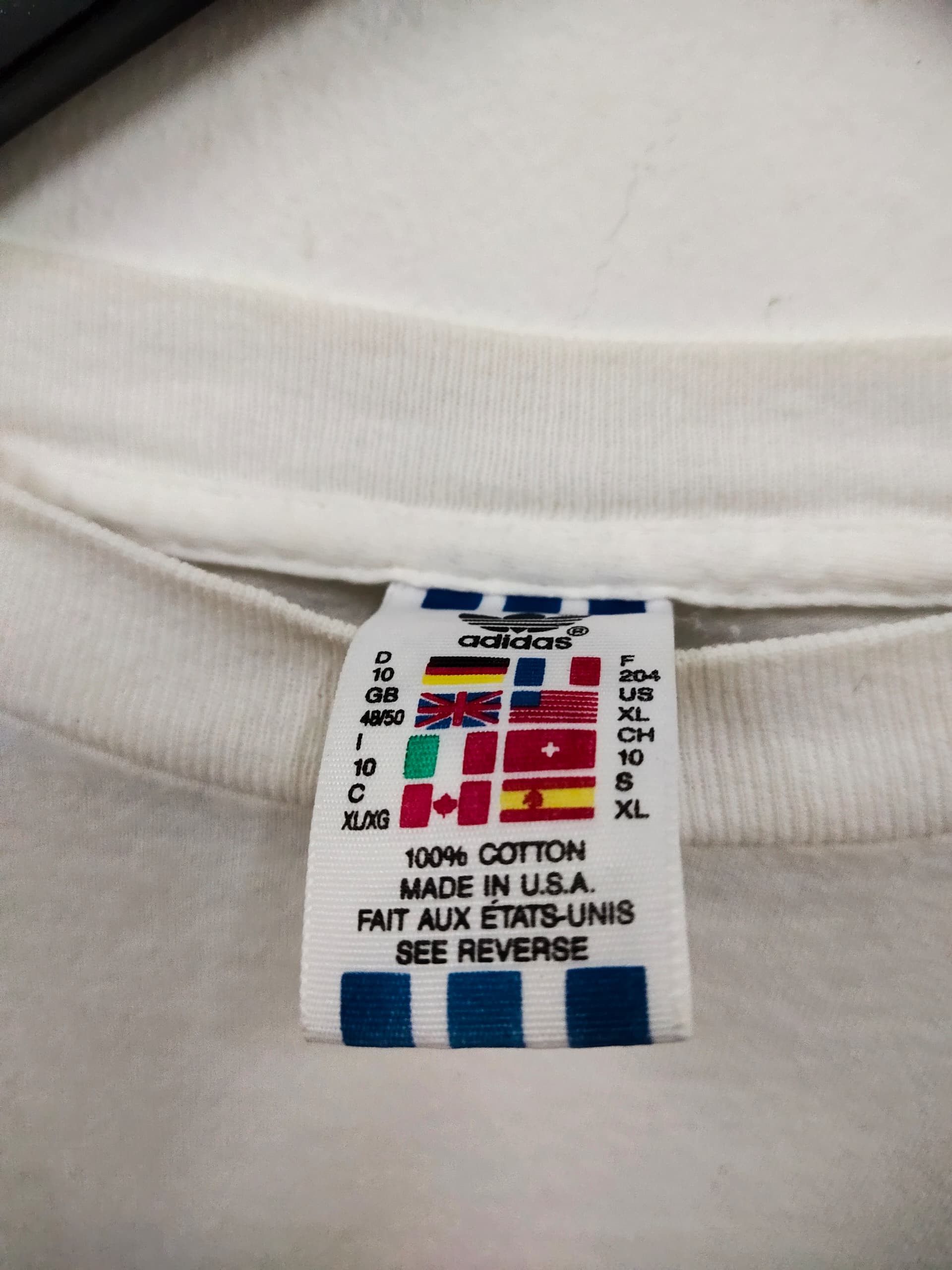 Adidas Vintage 1994 Adidas Runner single stich t shirt Size US XL / EU 56 / 4 - 8 Thumbnail