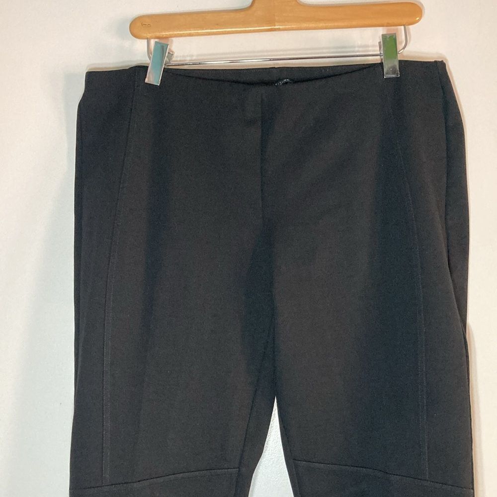Eileen Fisher Eileen Fisher Black Size M Seamed Lower Rise Legging Pants R Size 30" / US 8 / IT 44 - 4 Thumbnail