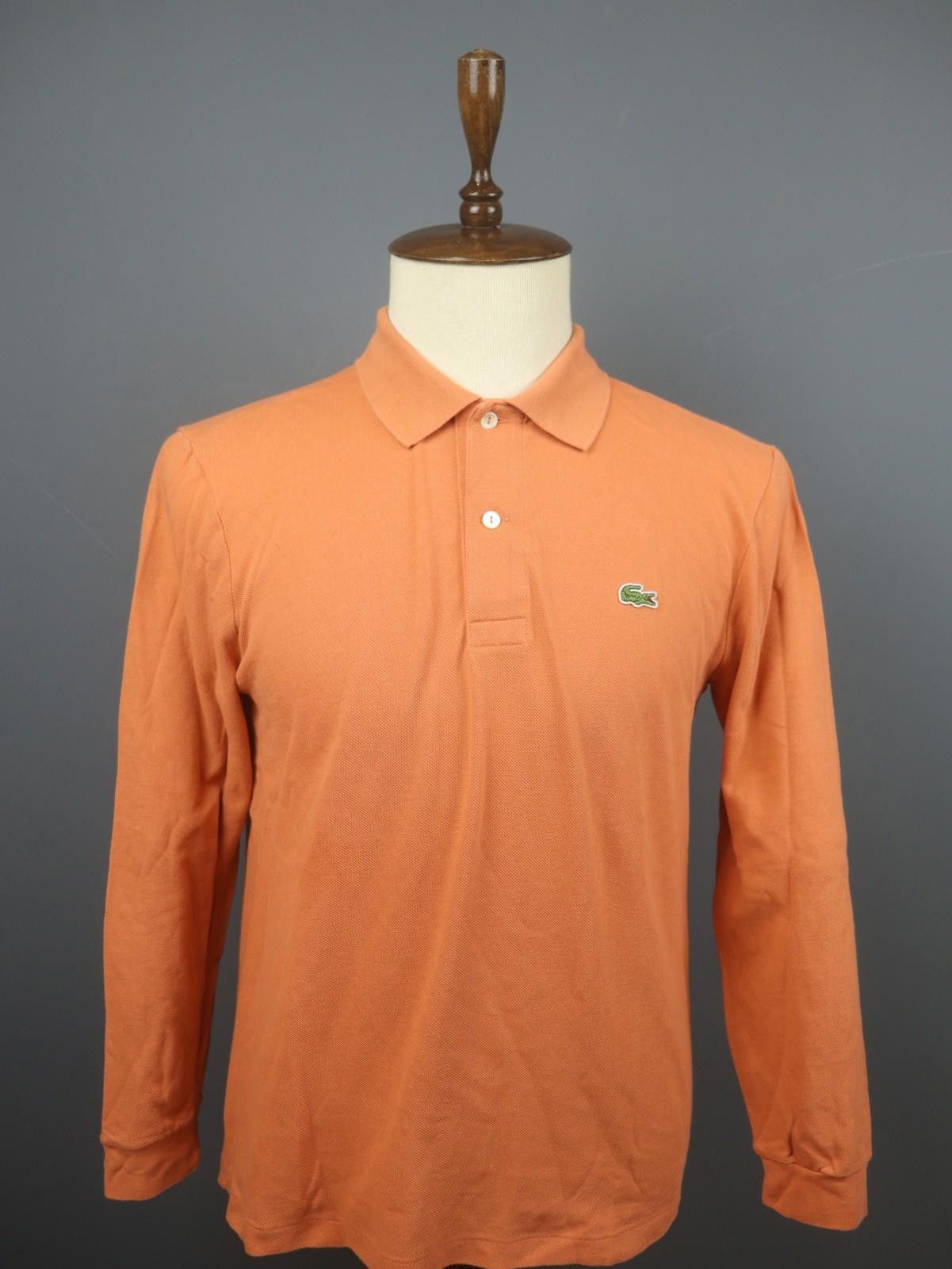 Lacoste Lacoste Orange 100% Cotton Collared Polo Shirt Size 4 Size US M / EU 48-50 / 2 - 1 Thumbnail