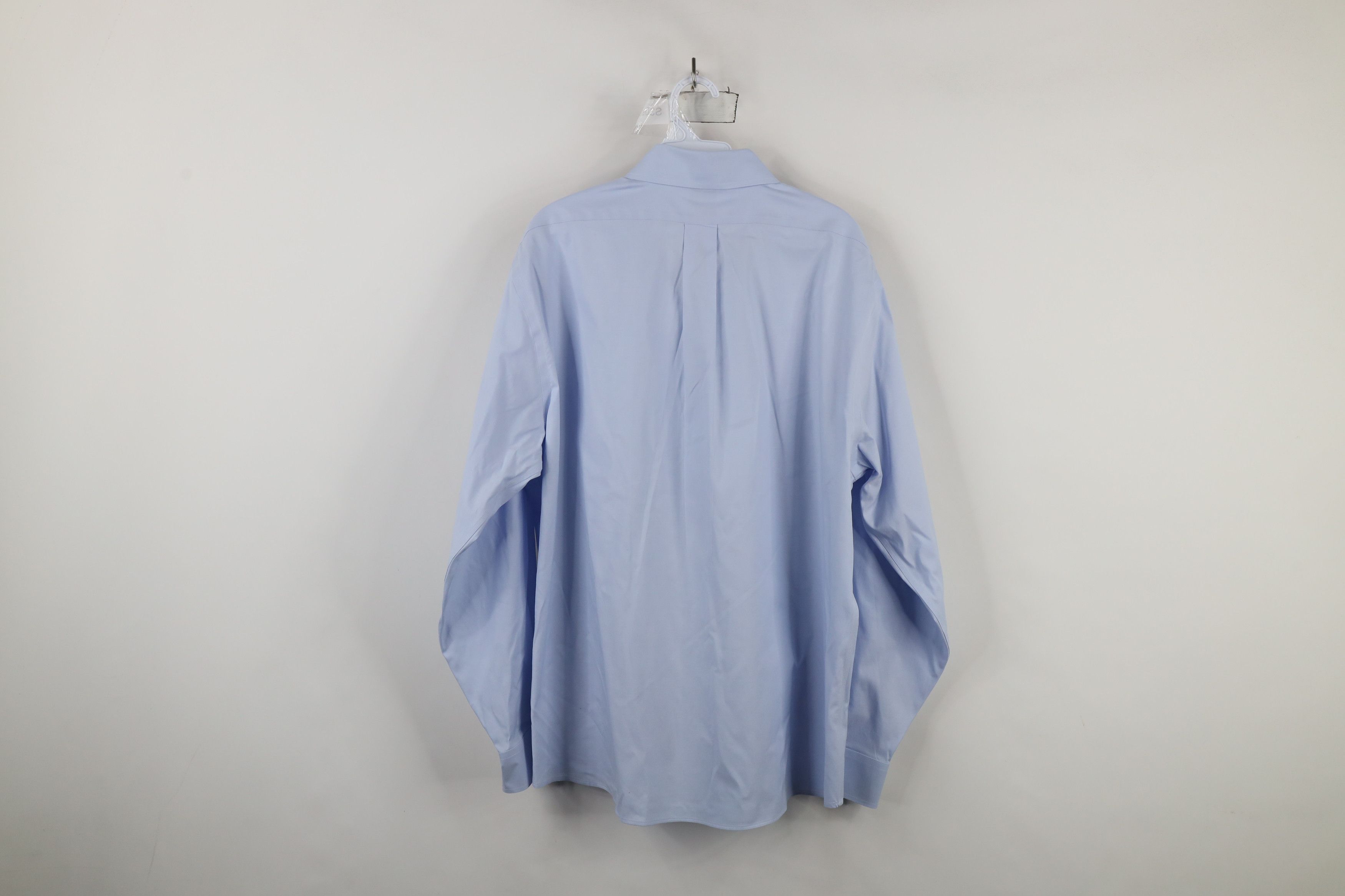 Brooks Brothers × Vintage Vintage 90s Brooks Brothers Cotton Button Shirt OCBD Blue Size US M / EU 48-50 / 2 - 9 Thumbnail