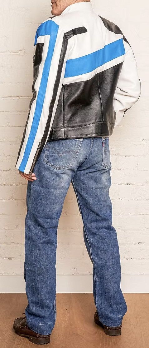 Dolce & Gabbana Dolce & Gabbana Moto Leather Jacket Size L / US 10 / IT 46 - 3 Thumbnail