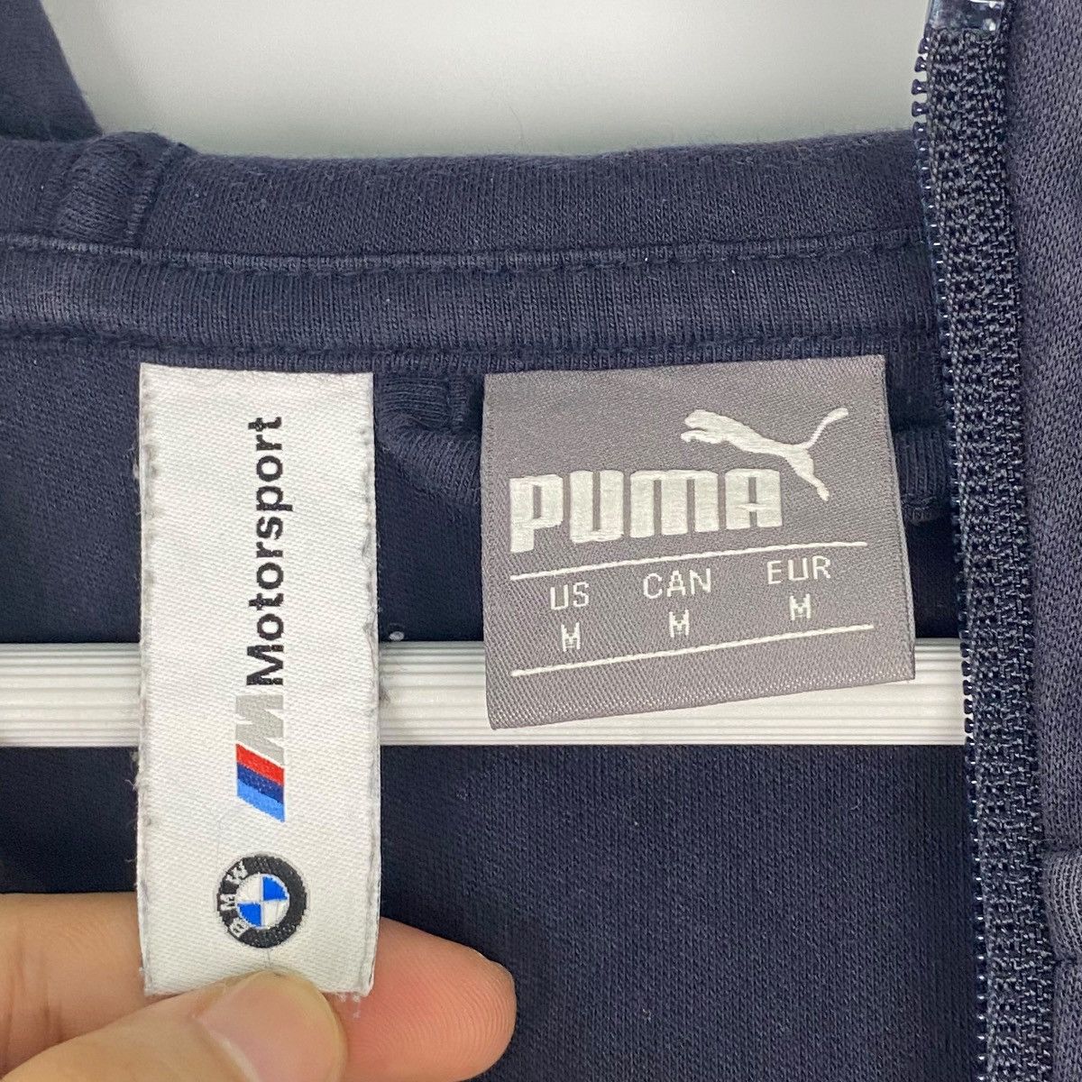 Other Vintage Puma Motorsport Hoodie Sweater Navy Blue Big Logo Size US L / EU 52-54 / 3 - 8 Thumbnail