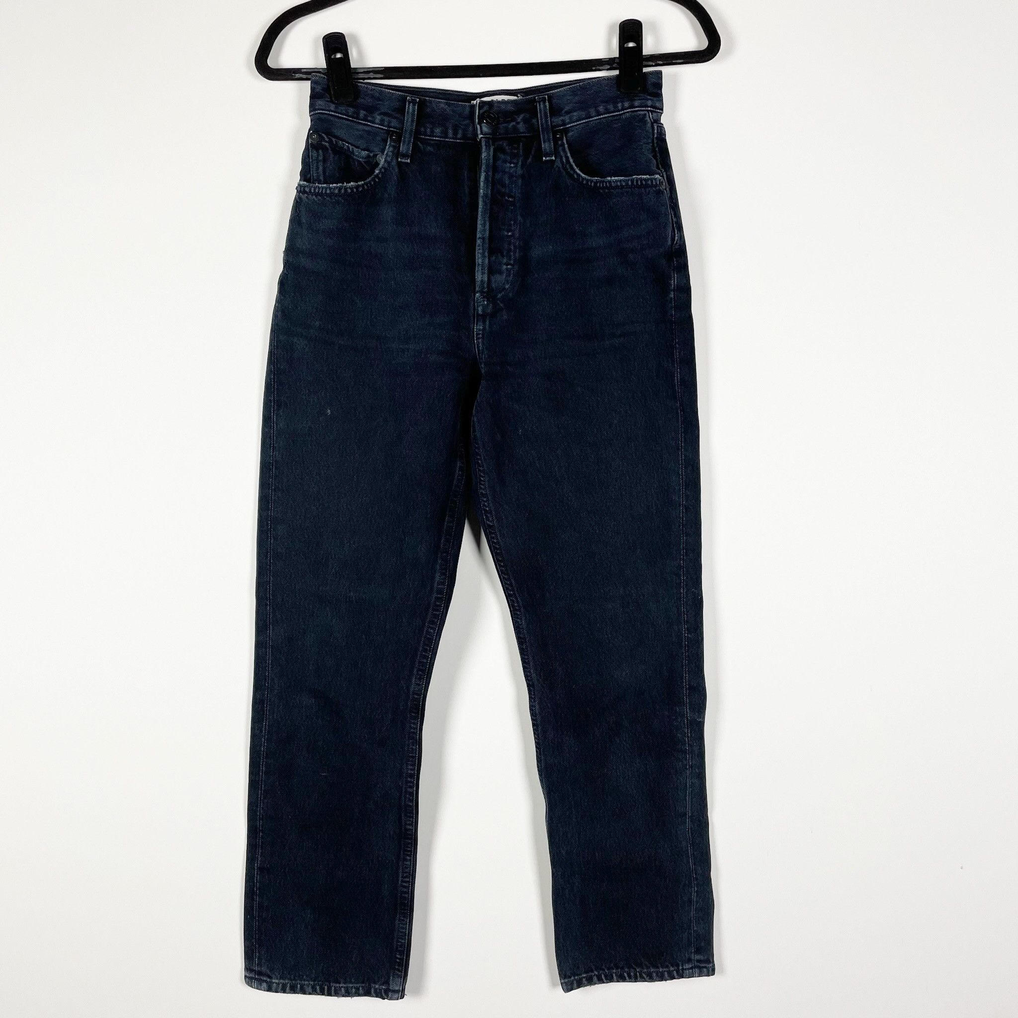 Agolde Agolde Women's Riley High Rise Cotton Straight Size 25" / US 0 / IT 36 - 1 Thumbnail