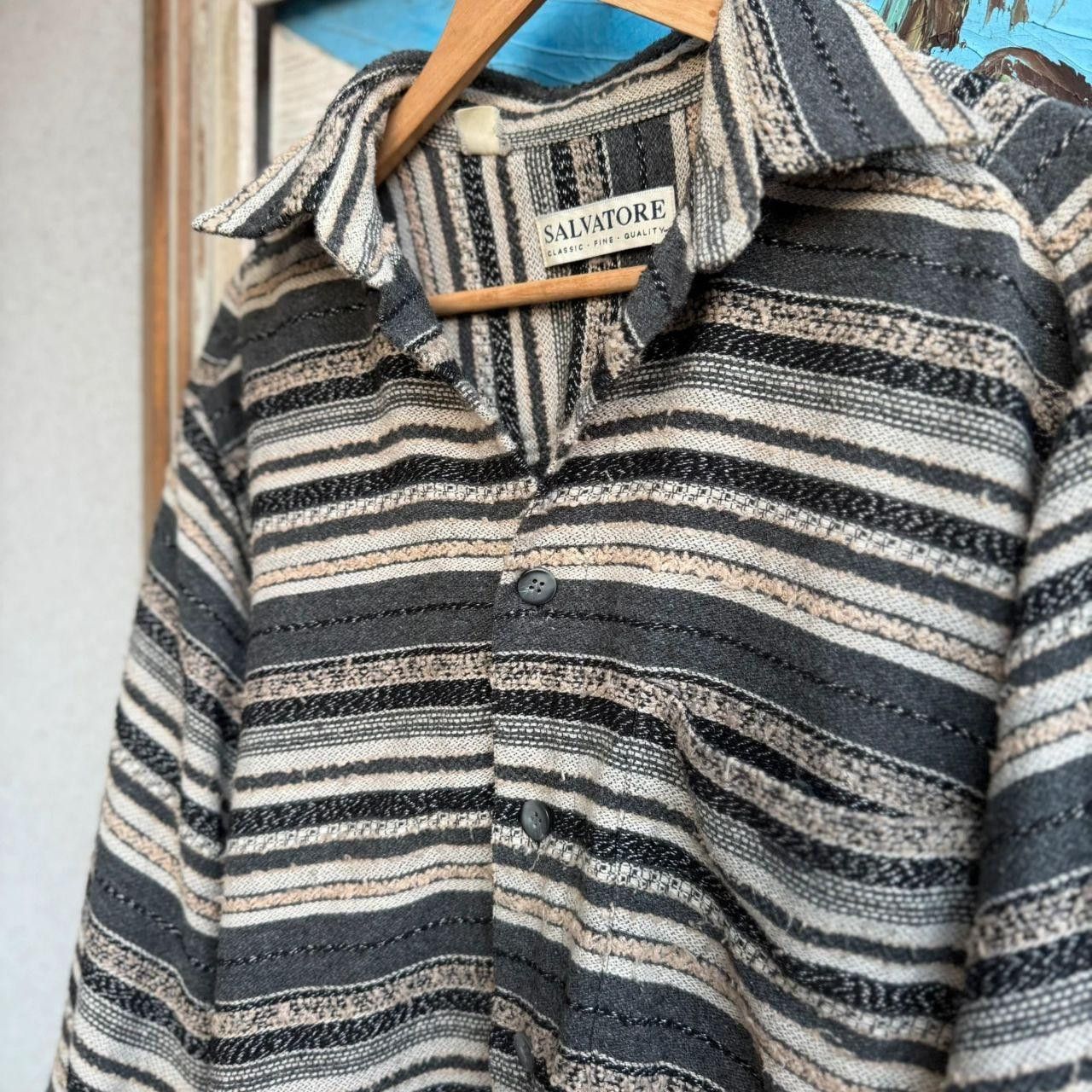 Vintage Vintage 90s Shirt Button Up Retro Size US L / EU 52-54 / 3 - 4 Thumbnail