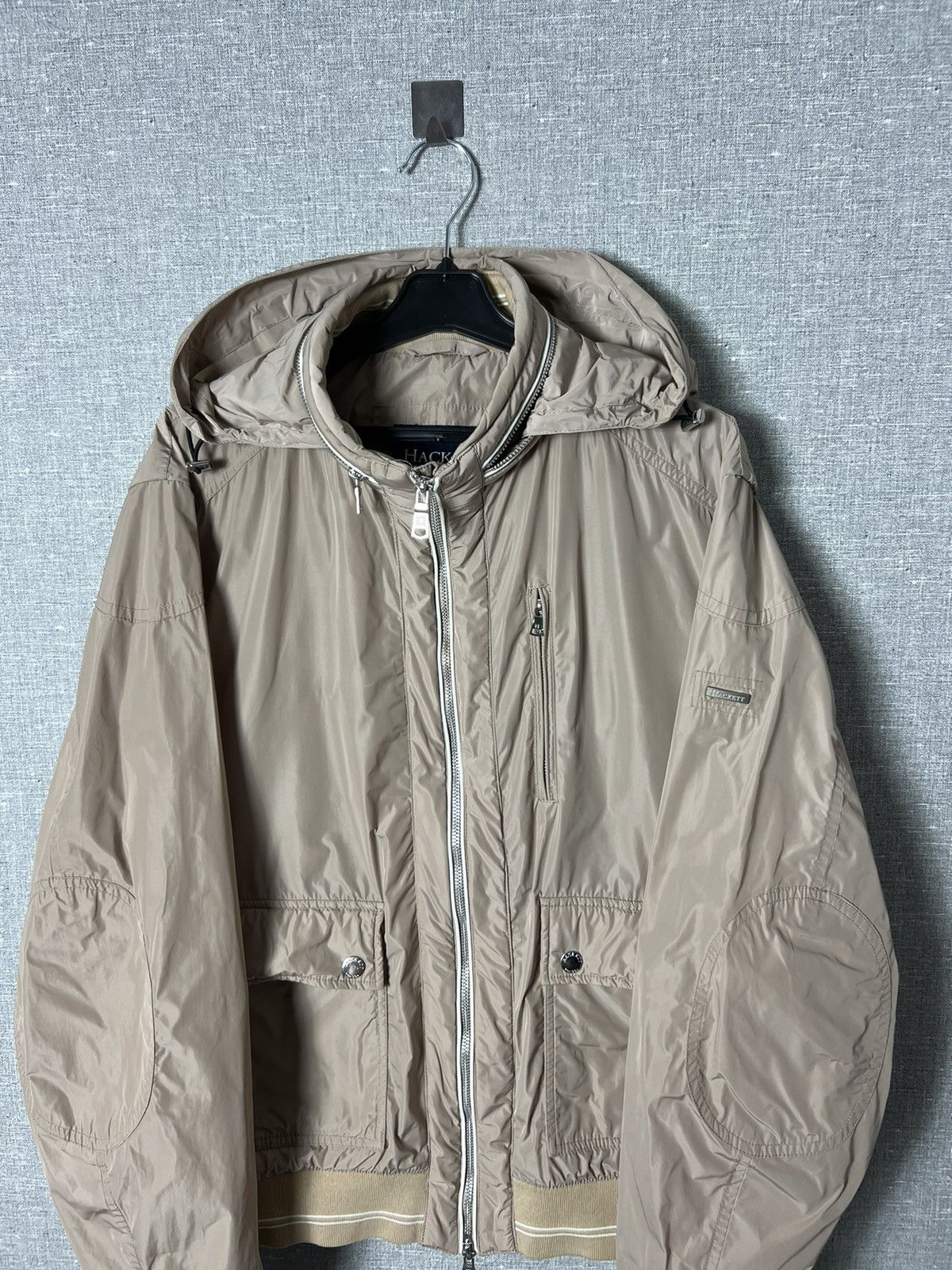 Hackett Hackett London Nylon Jacket Windbreaker Size US XL / EU 56 / 4 - 11 Thumbnail
