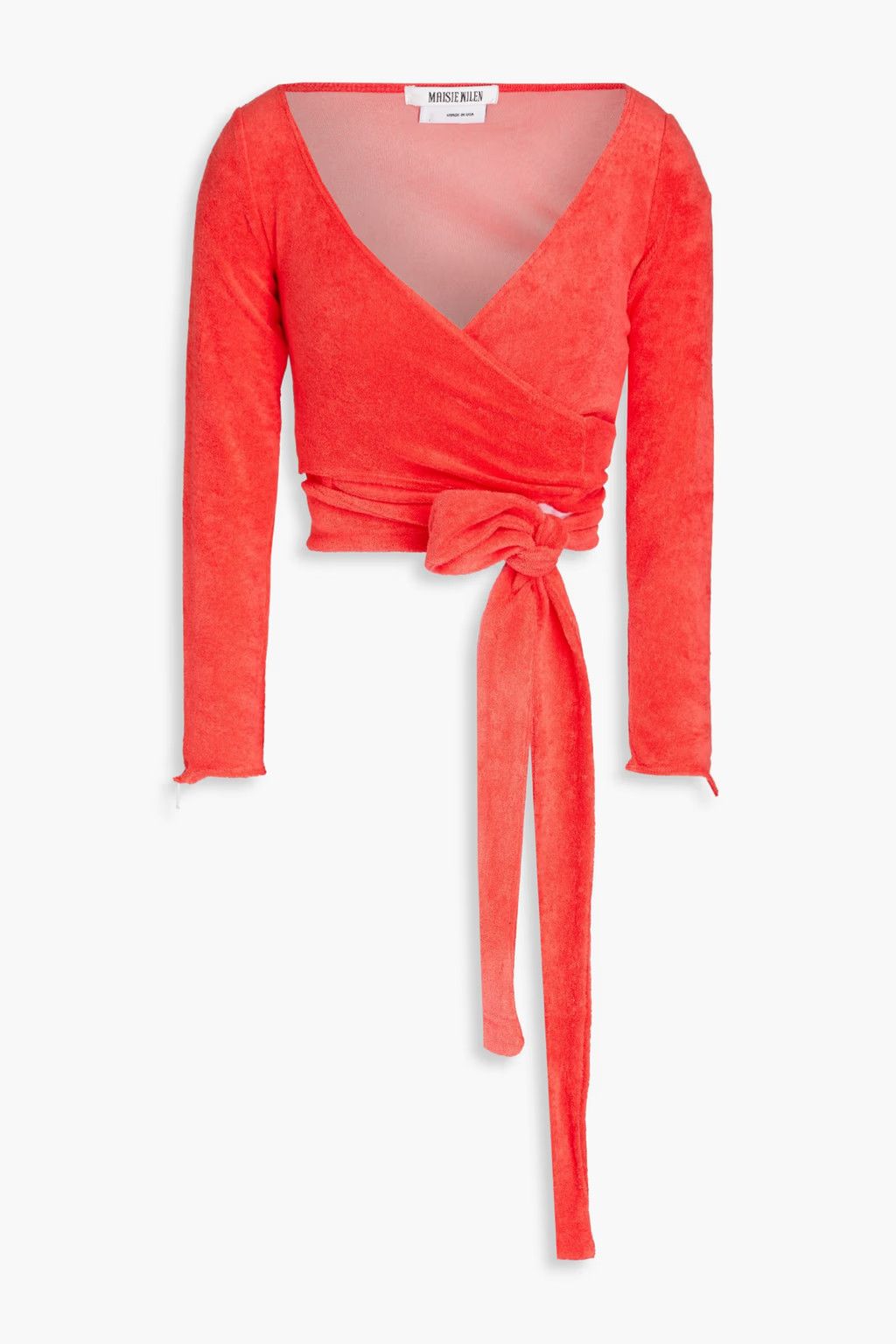 Maisie Wilen o1mle0425 Dramady Wrap Around Top in Red Size S / US 4 / IT 40 - 1 Thumbnail