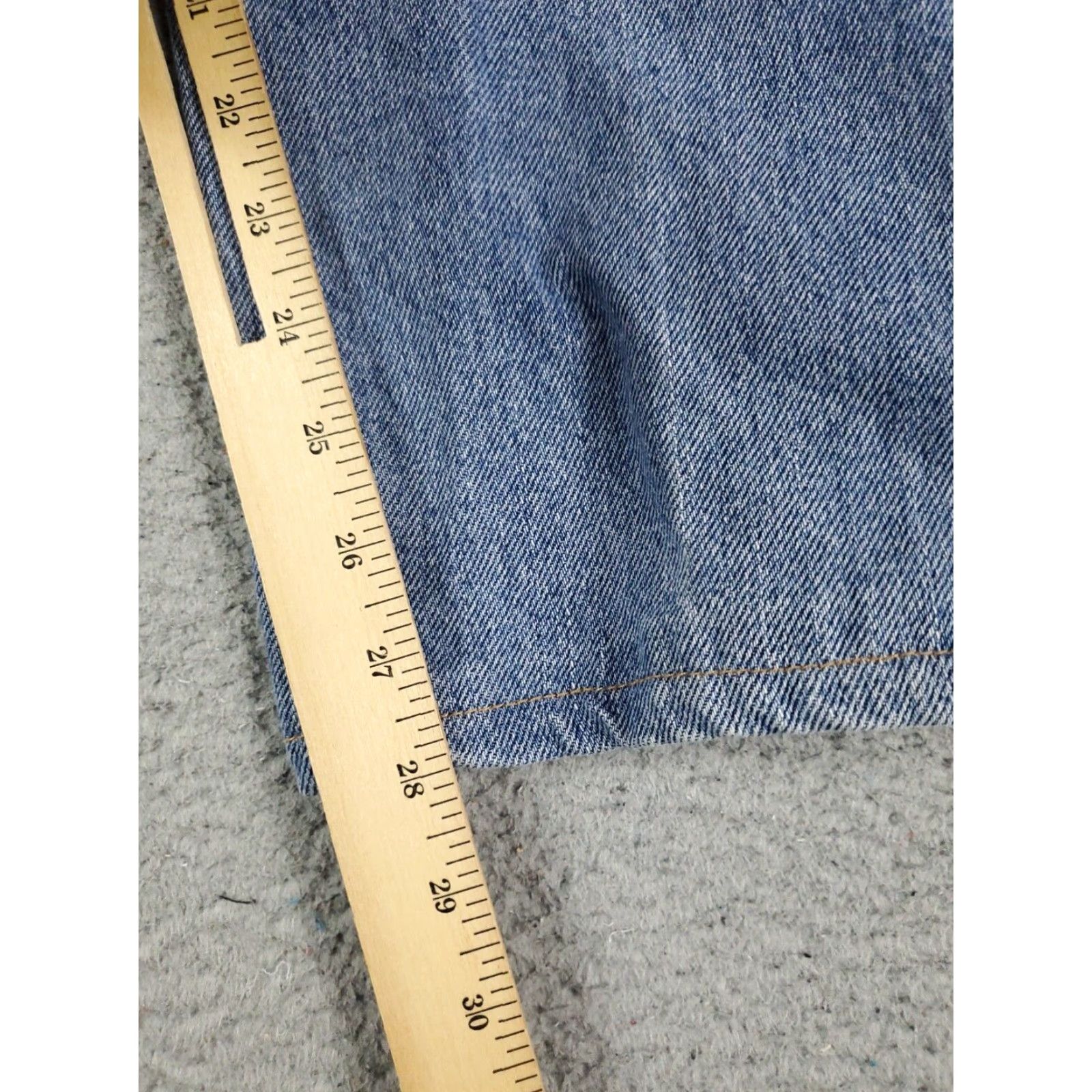 Levi's Levis 505 Mens Blue Straight Leg Jeans 34x28 Cotton Size US 34 / EU 50 - 5 Thumbnail