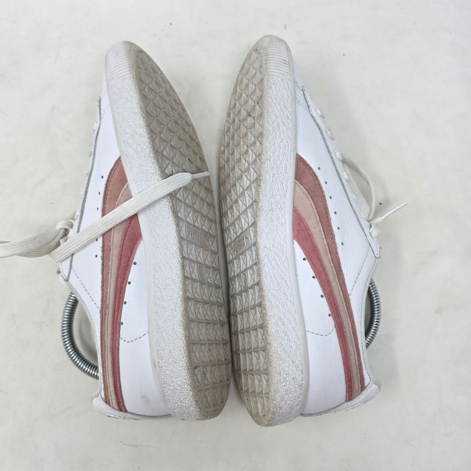Puma Puma Smash V2 White Pink Sneakers Womens Size 7.5 Casual Size US 7.5 / IT 37.5 - 6 Thumbnail