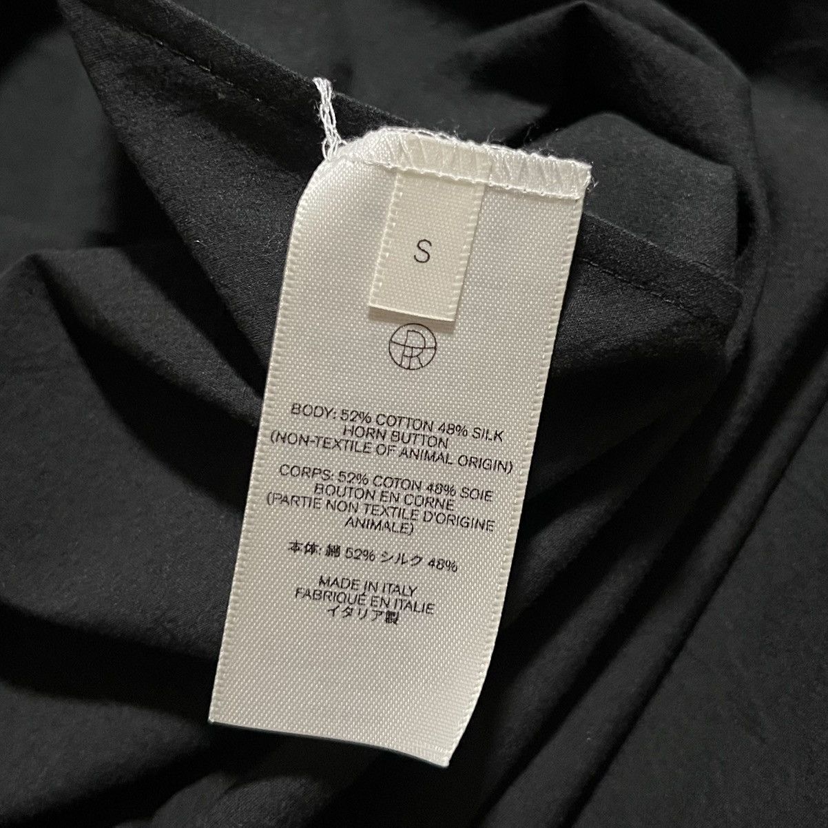The Row The Row Black Fili Shirt in Cotton & Silk Size US S / EU 44-46 / 1 - 4 Thumbnail