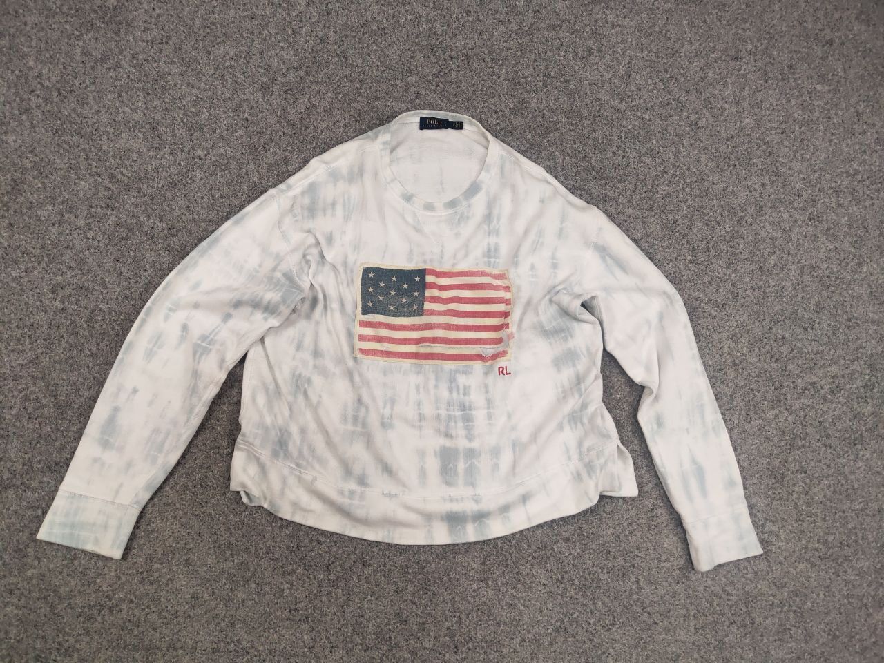 Polo Ralph Lauren Polo Ralph Lauren american flag Logo Sweatshirt Vtg Style Size M / US 6-8 / IT 42-44 - 7 Thumbnail