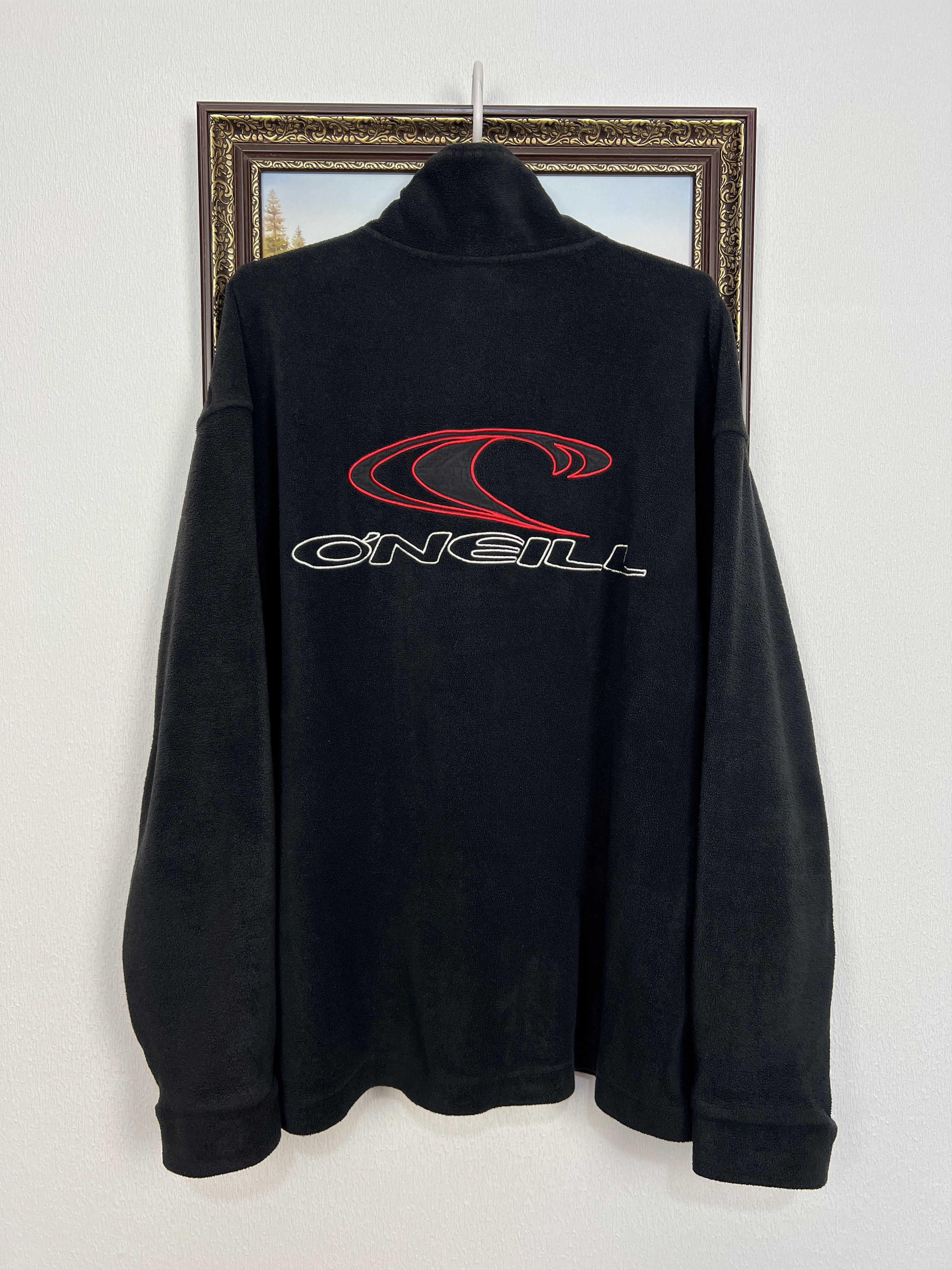 O'Neill Vintage Oneill Fleece Skater Sking Surfing Jacket 1/4 Zip Size US L / EU 52-54 / 3 - 1 Thumbnail